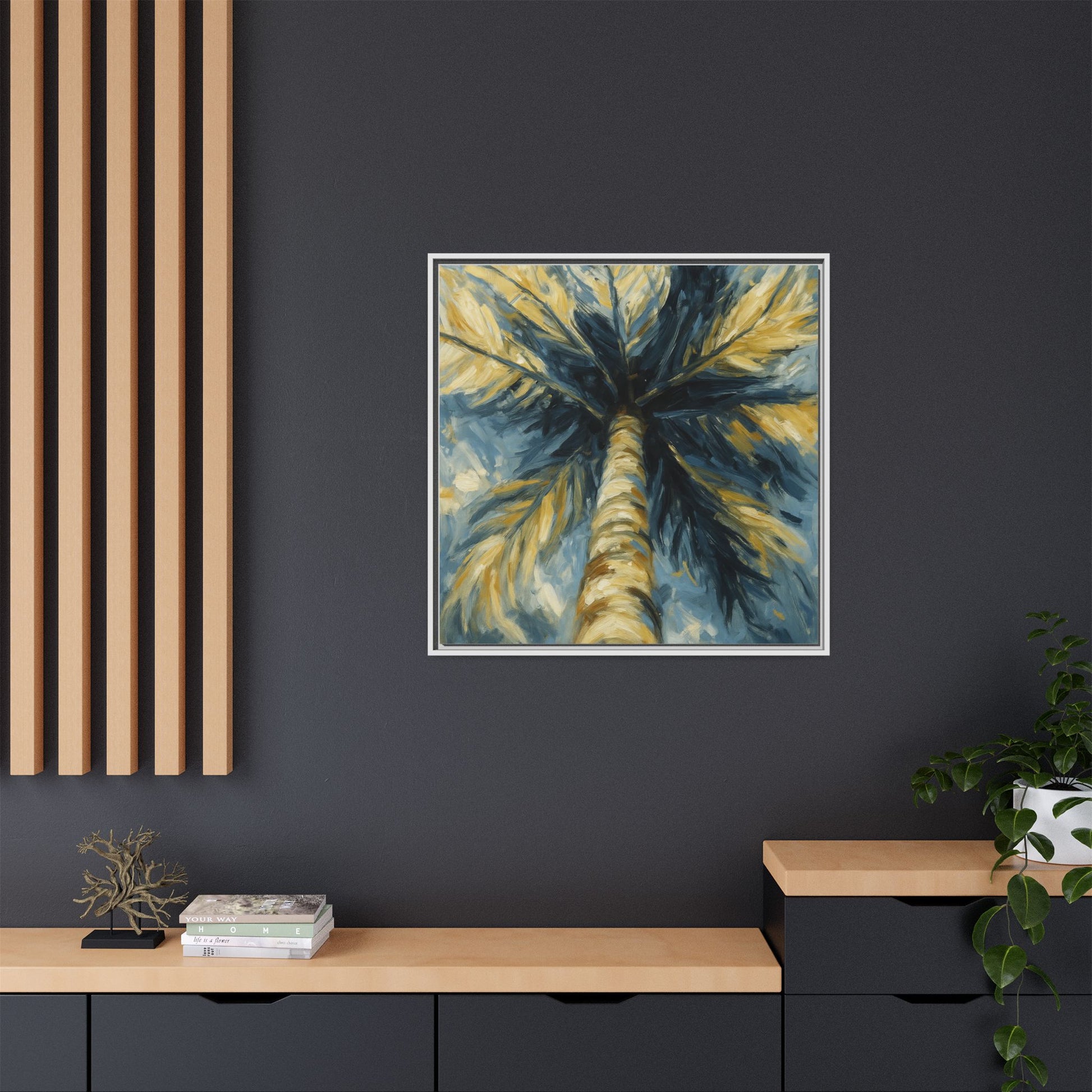 Blue Palm Tree