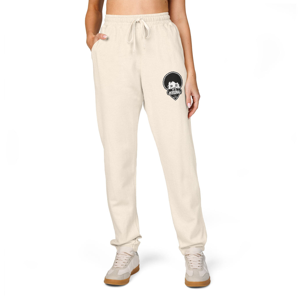 It's Personal Cream Fleece Sweatpants