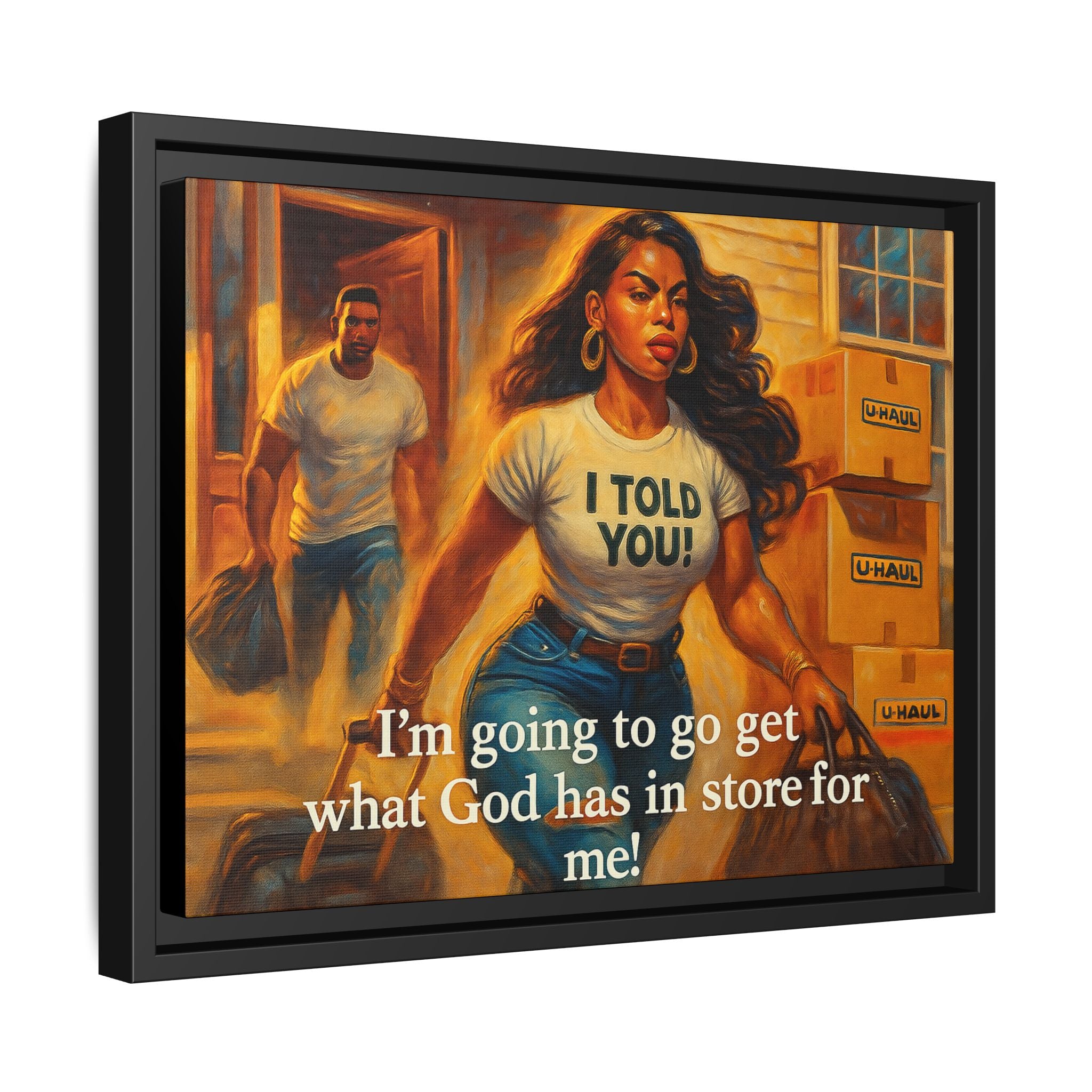 Inspirational Framed Canvas Art - Motivational Wall Decor, Home Office Wall Art, Gift for Her, Uplifting Quote Art, Positive Vibes [...]