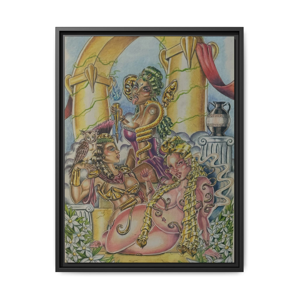 Canvas Art Print - Many Faces