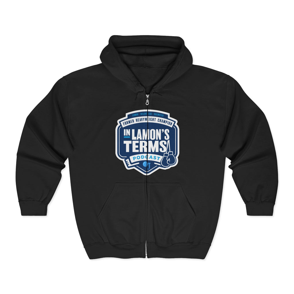 "In Lamon's Terms Podcast" — Fan Hoodie Podcast Logo Zip Hoodie