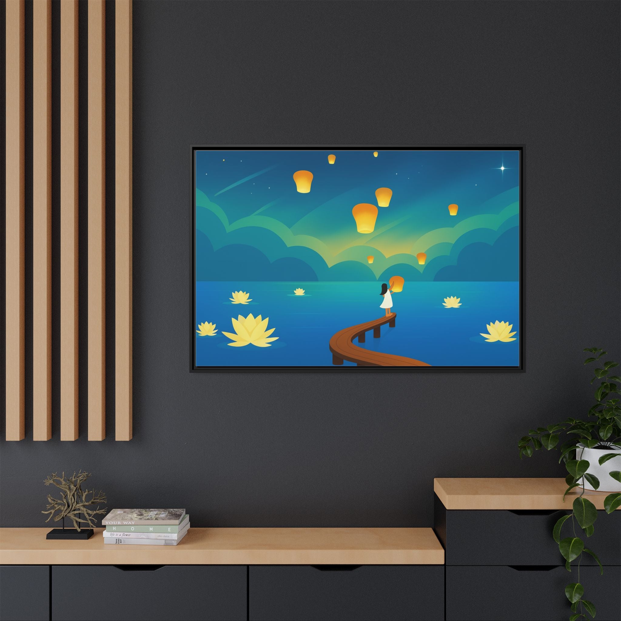 Serene Lantern Dreams