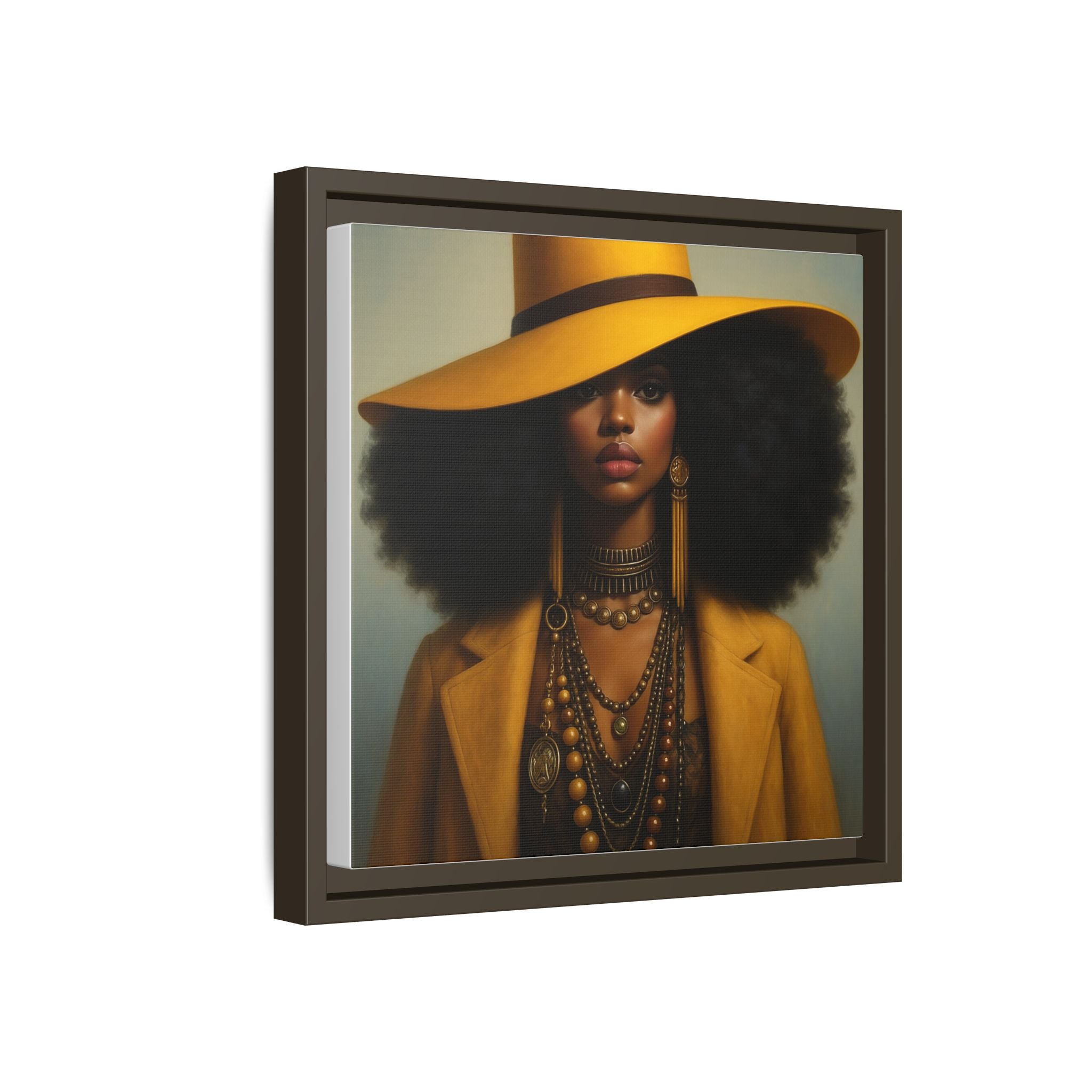 Yellow Afro Royalty of Elegance