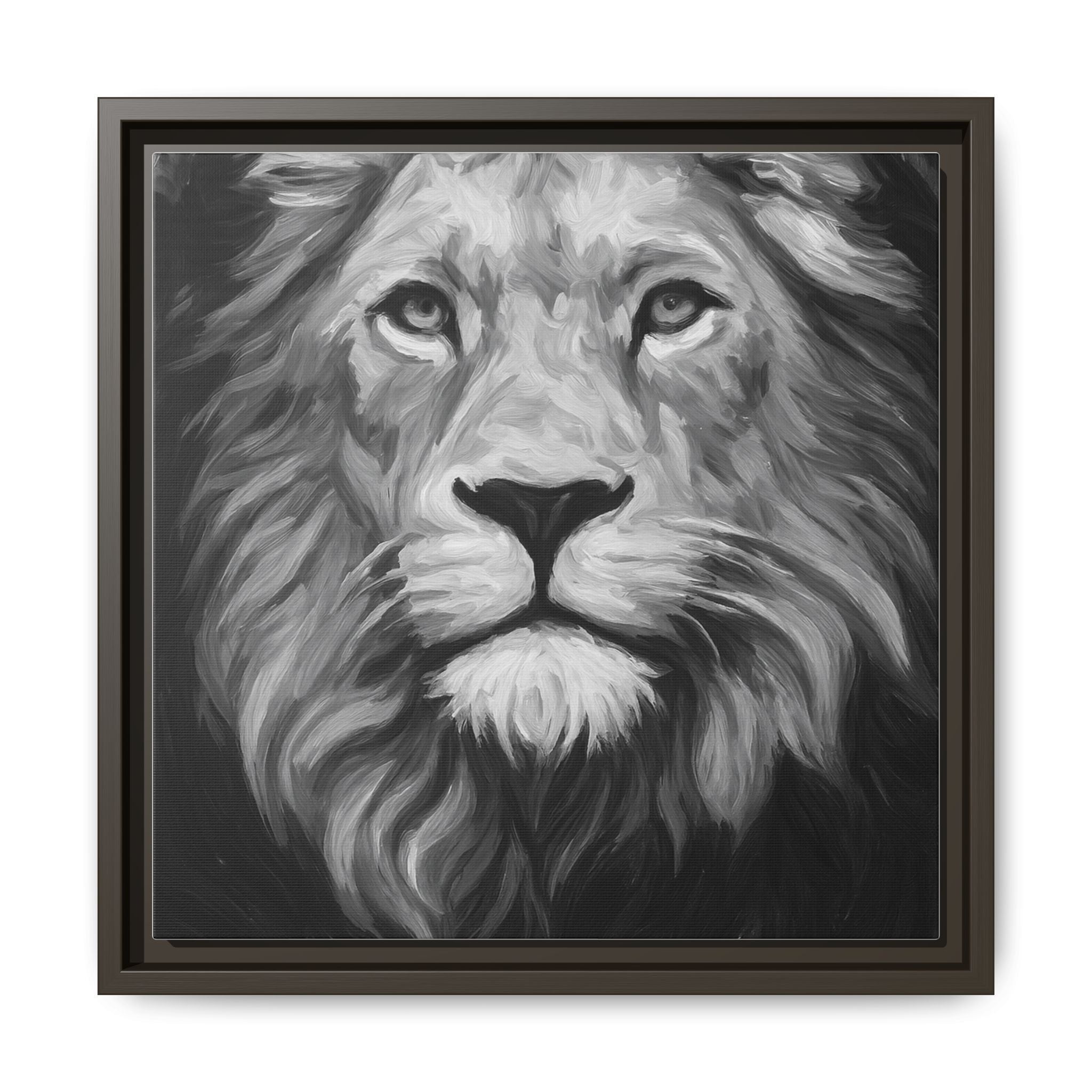 Black and White Lion 1