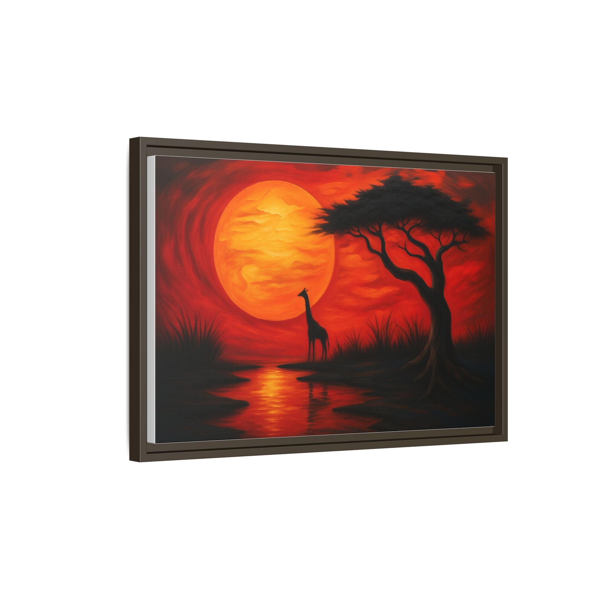 Giraffe Savanna Sunset