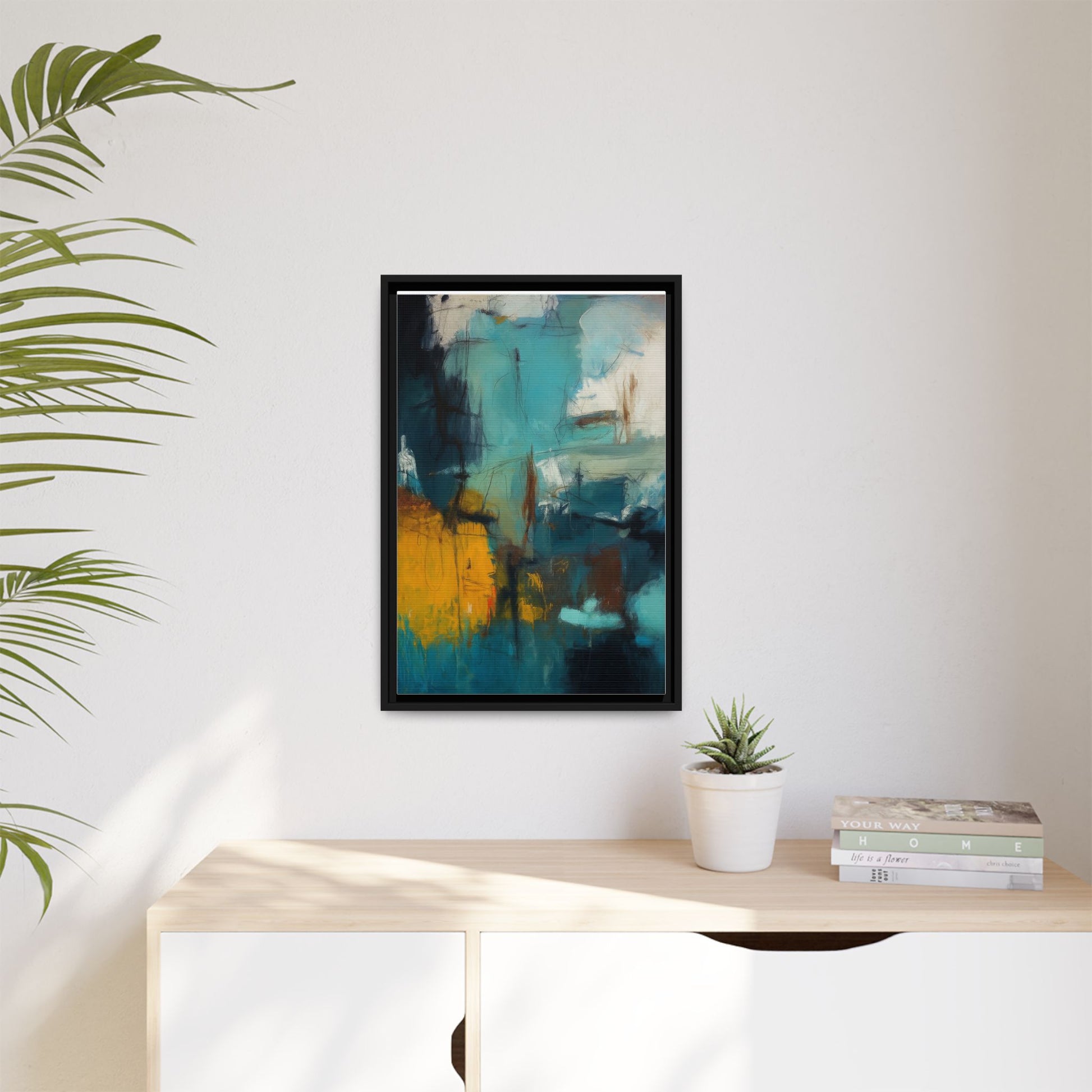Abstract Blue Gold