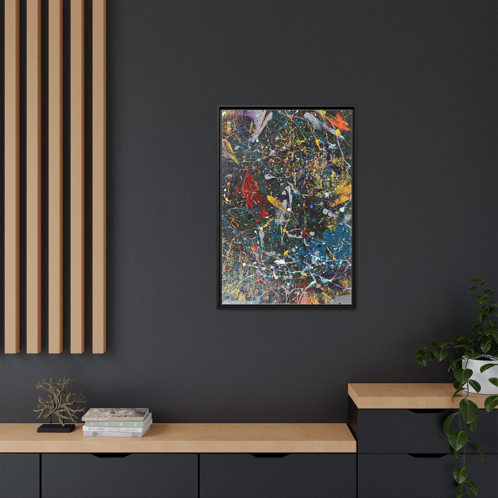 Colorful Abstract Framed Canvas Art