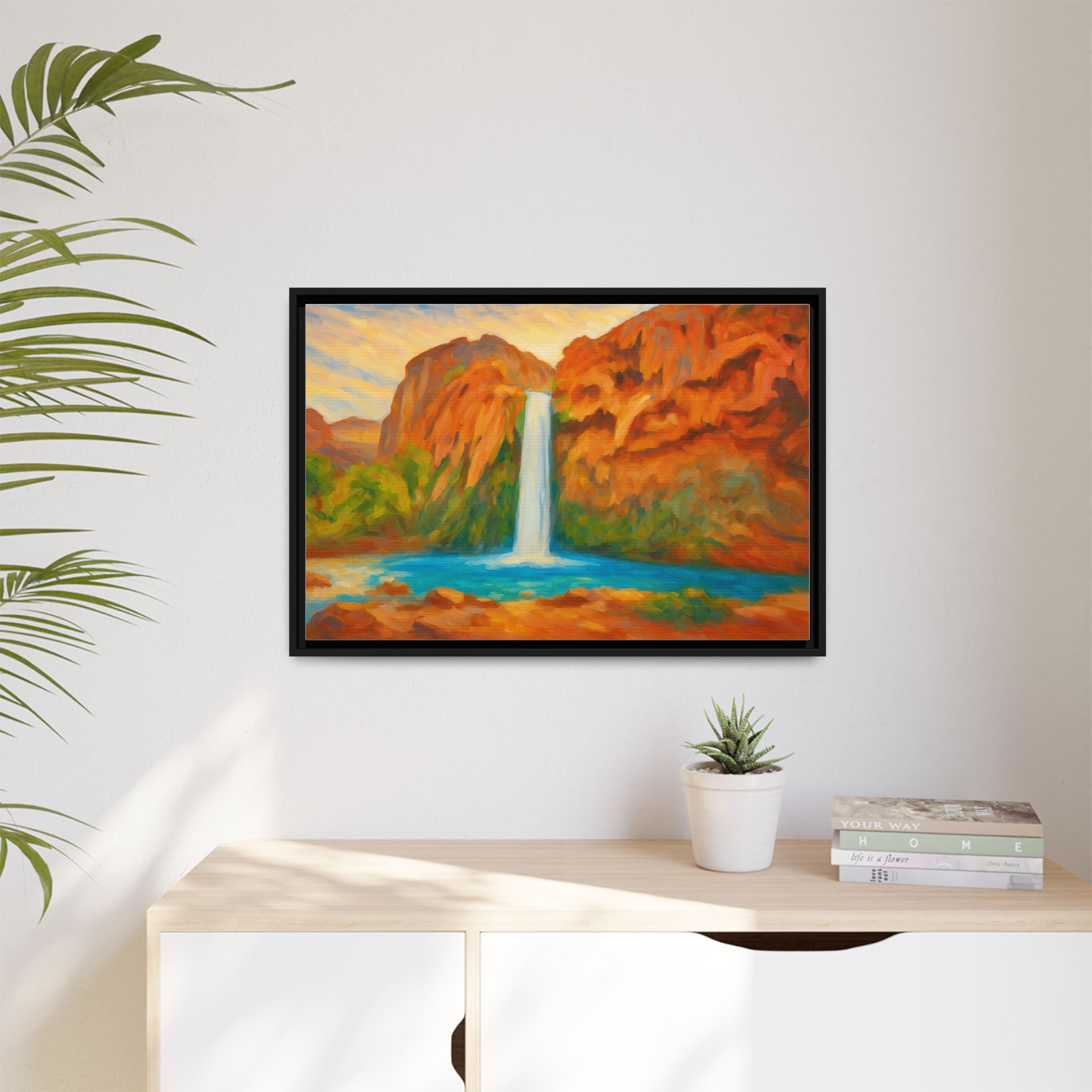 Waterfall Landscape Nature