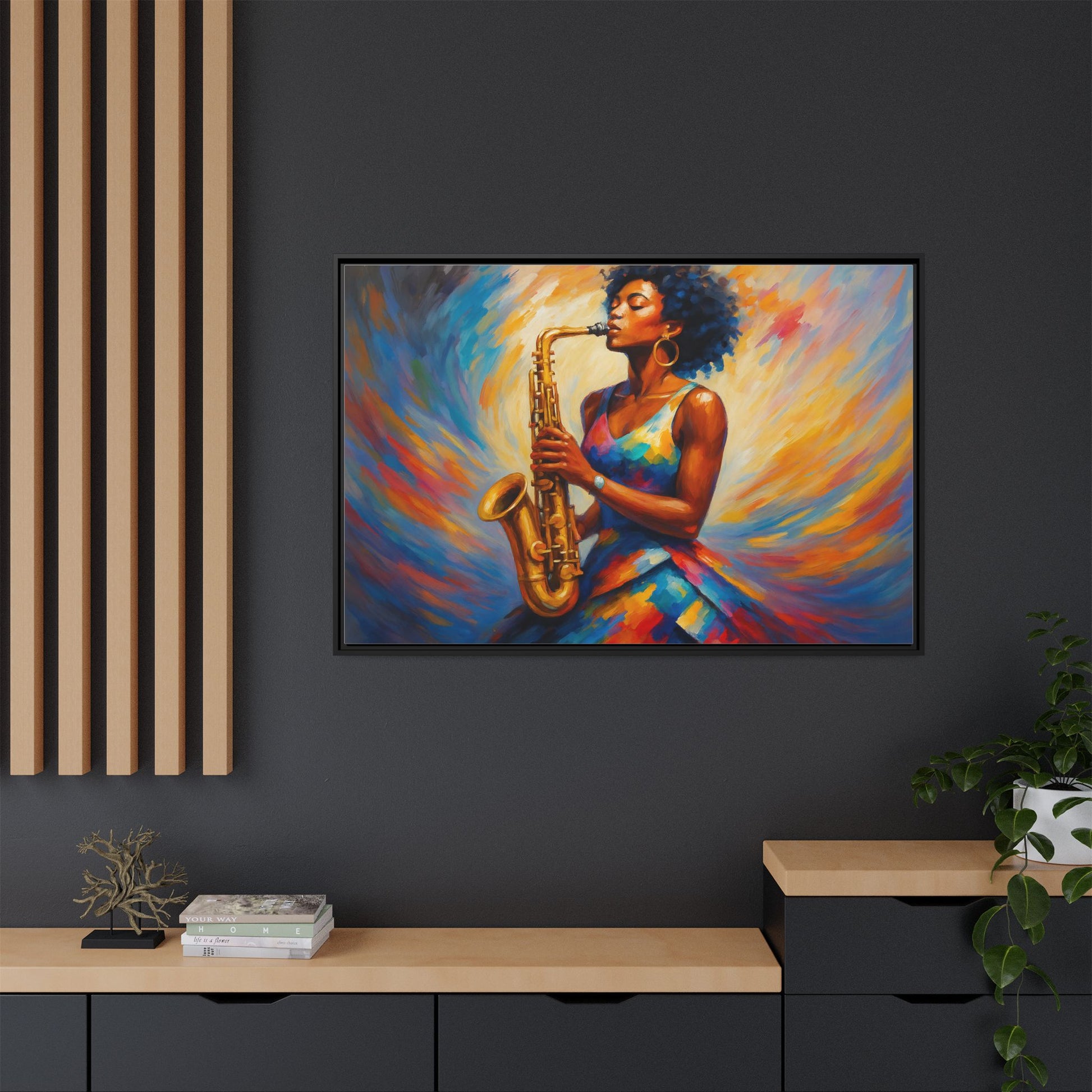 Vibrant Jazzy Lady