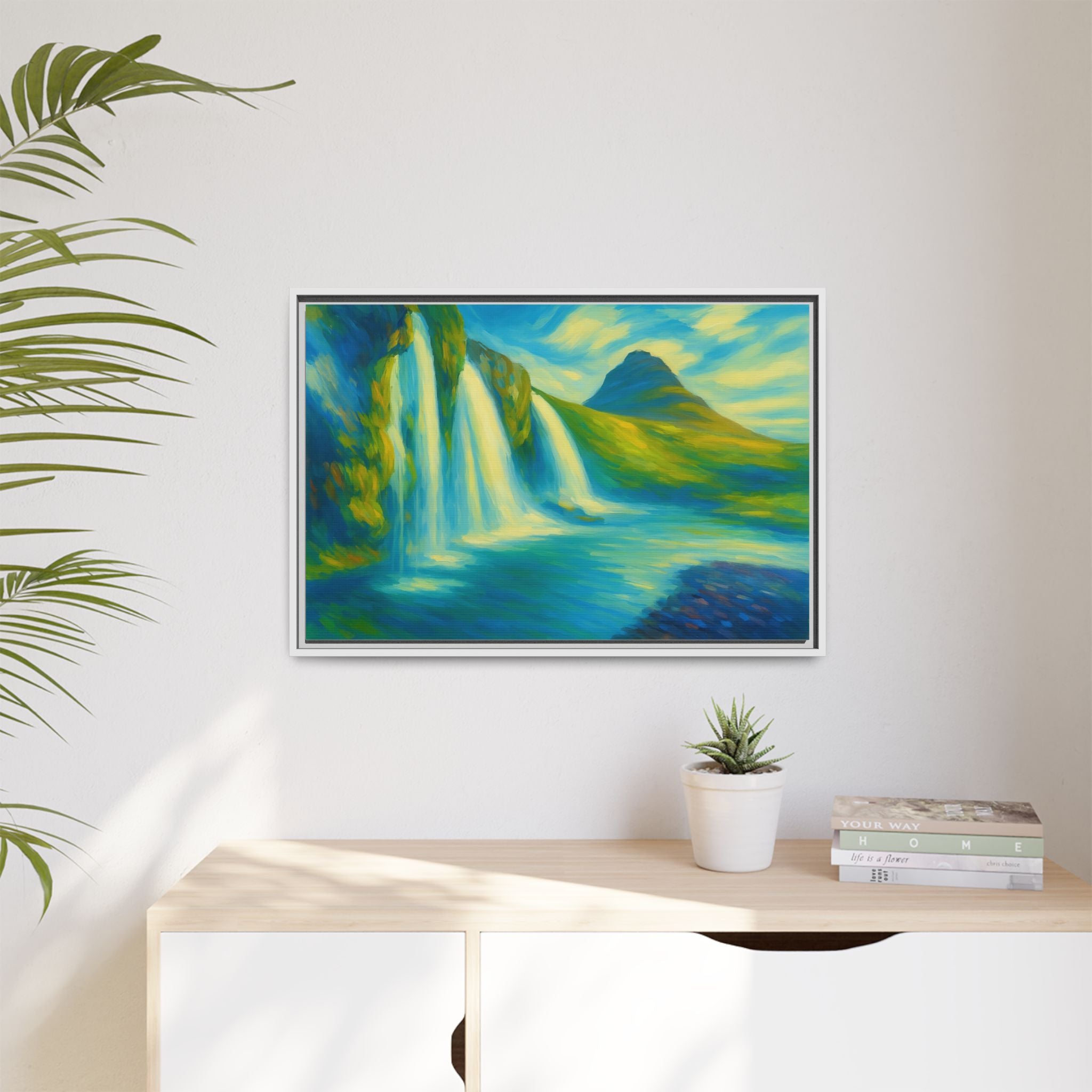 Waterfall Green Landscape