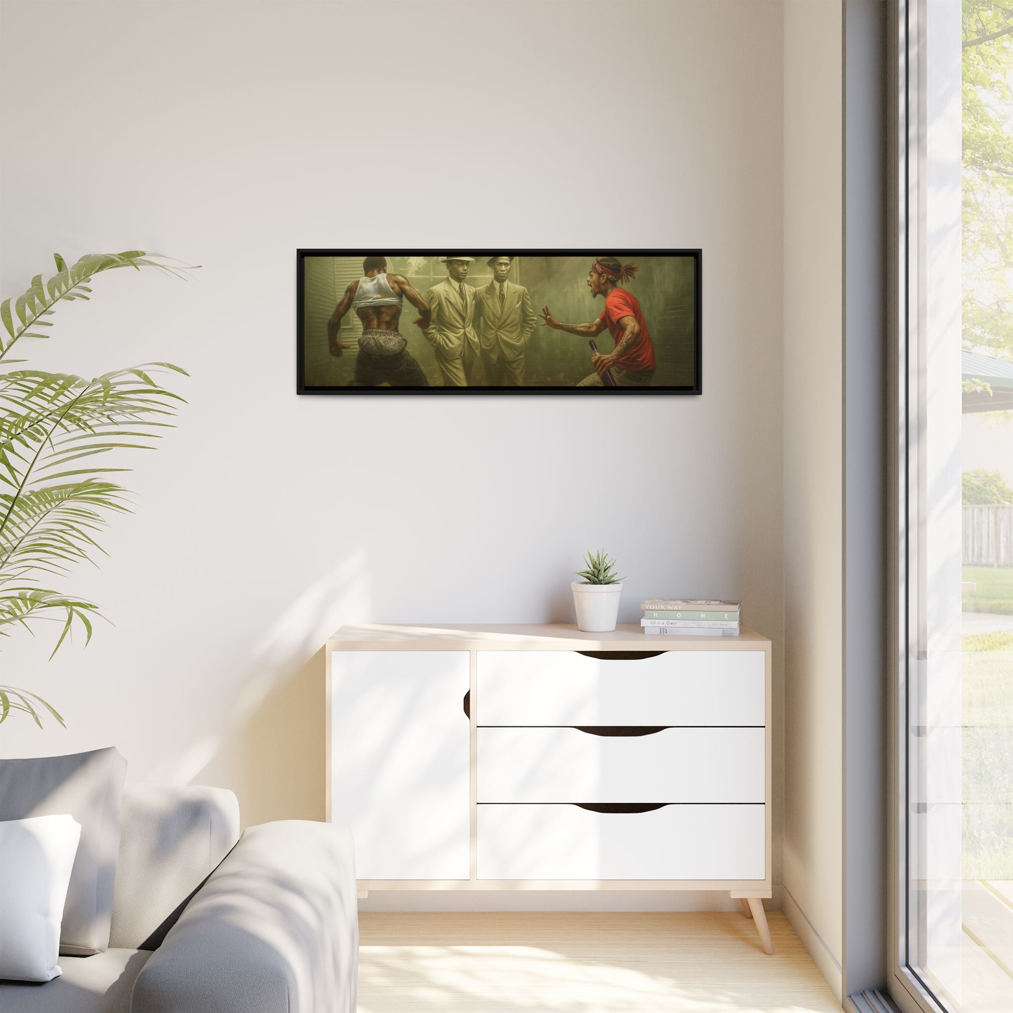 Framed Art Print: 'Is This The Change We Died For?' - Social Commentary Wall Decor, Black History Art, Motivational Home Decor, Gift [...]