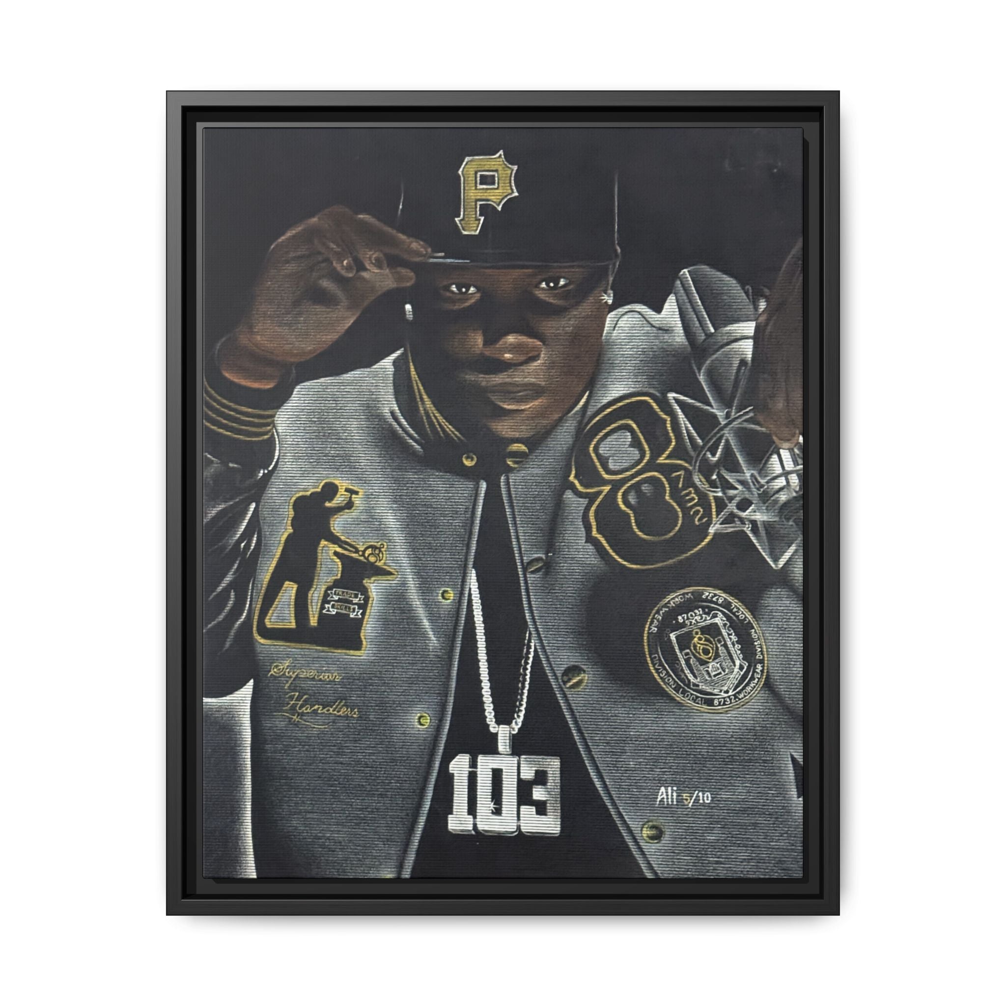 Canvas Looking in the Mirror Wall Art