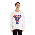 Color Splash Elephant Crewneck Sweatshirt