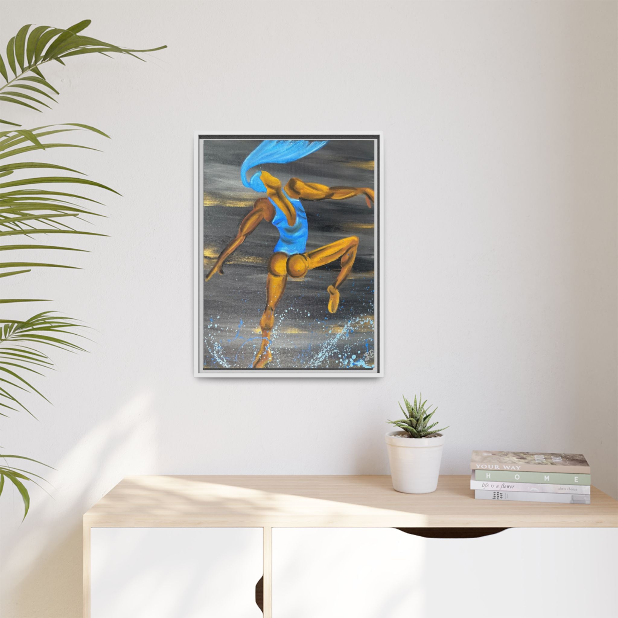 Dynamic Blue Dancing