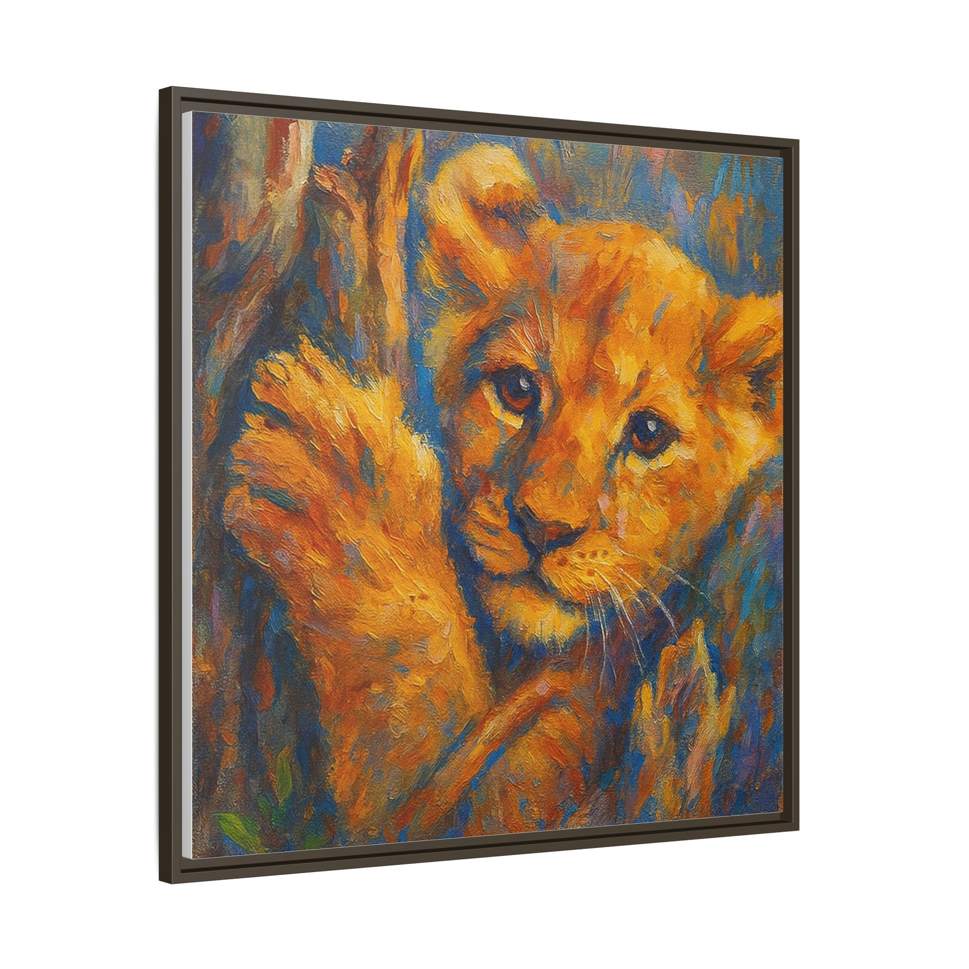 Lion Cub in Tree
