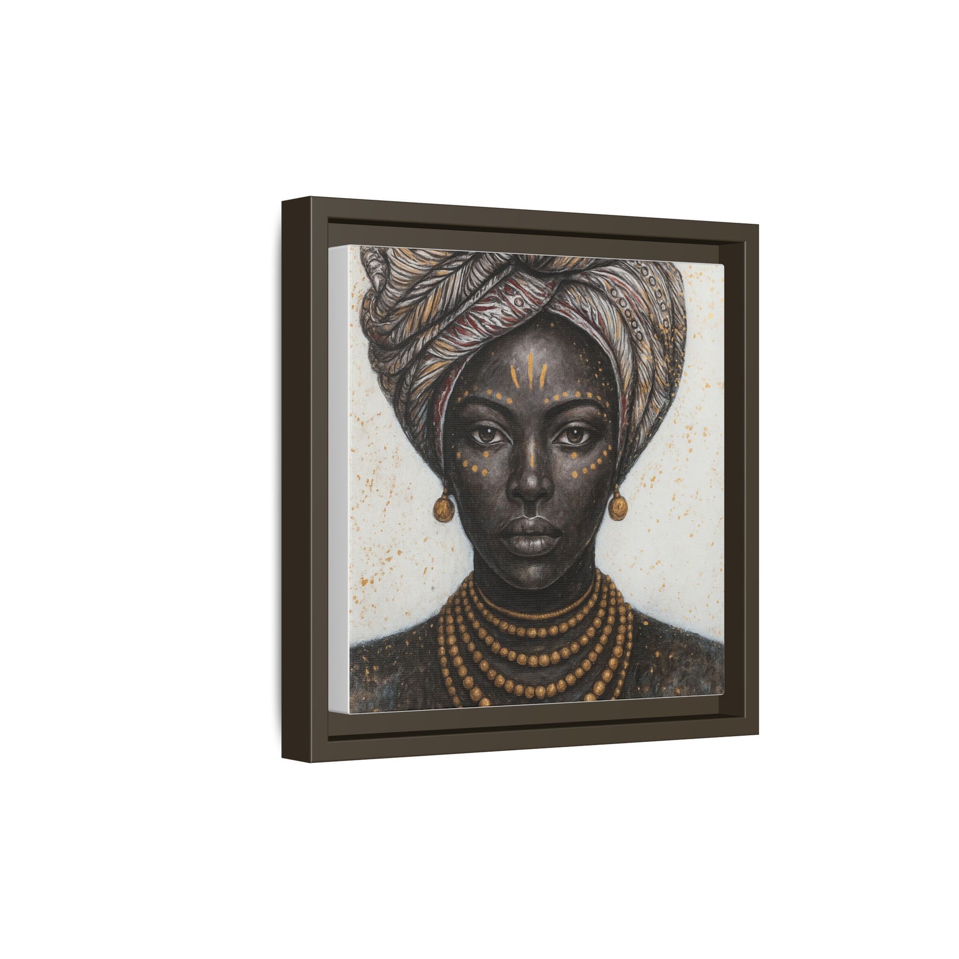 White Artistic African Lady