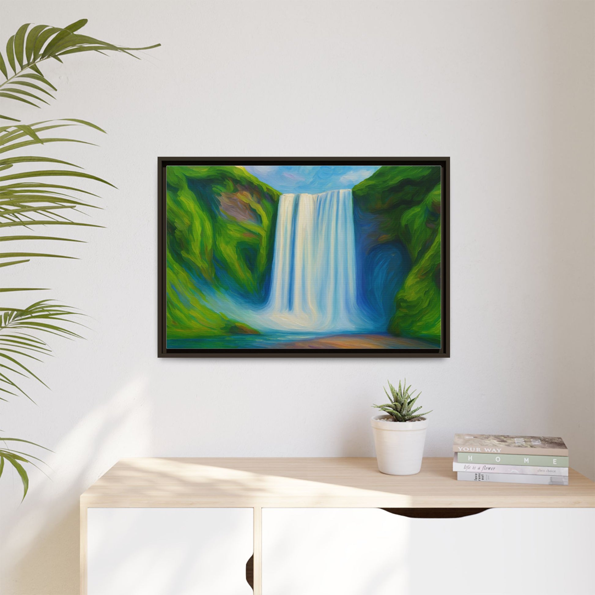Serene Waterfall 1