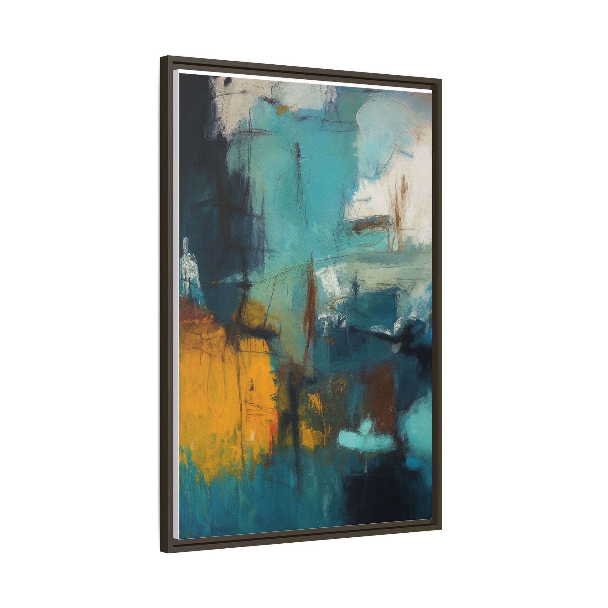 Abstract Blue Gold