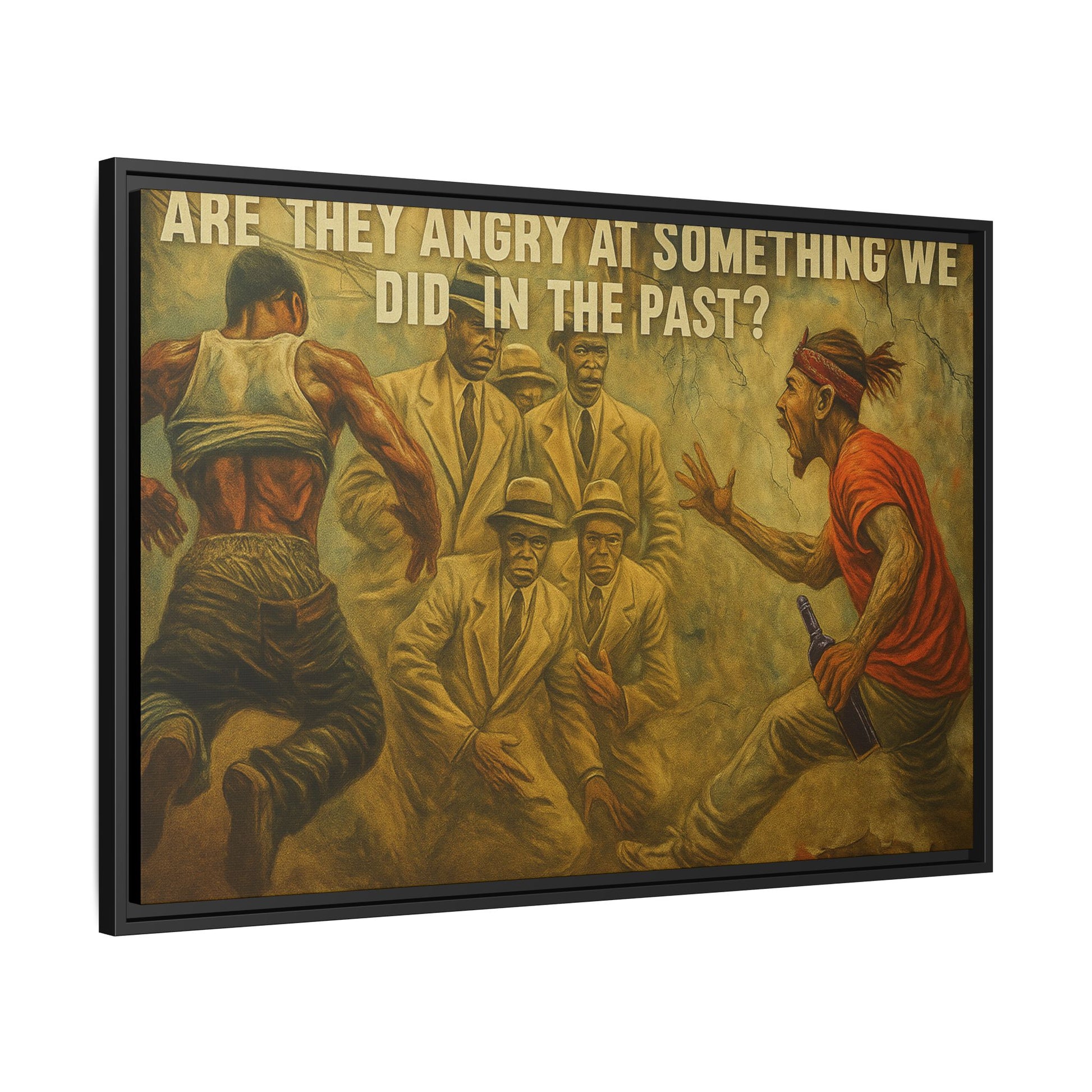 Framed Art Print: Thought-Provoking Vintage Style Wall Decor, Home Office Inspiration, Thoughtful Gift for Art Lovers