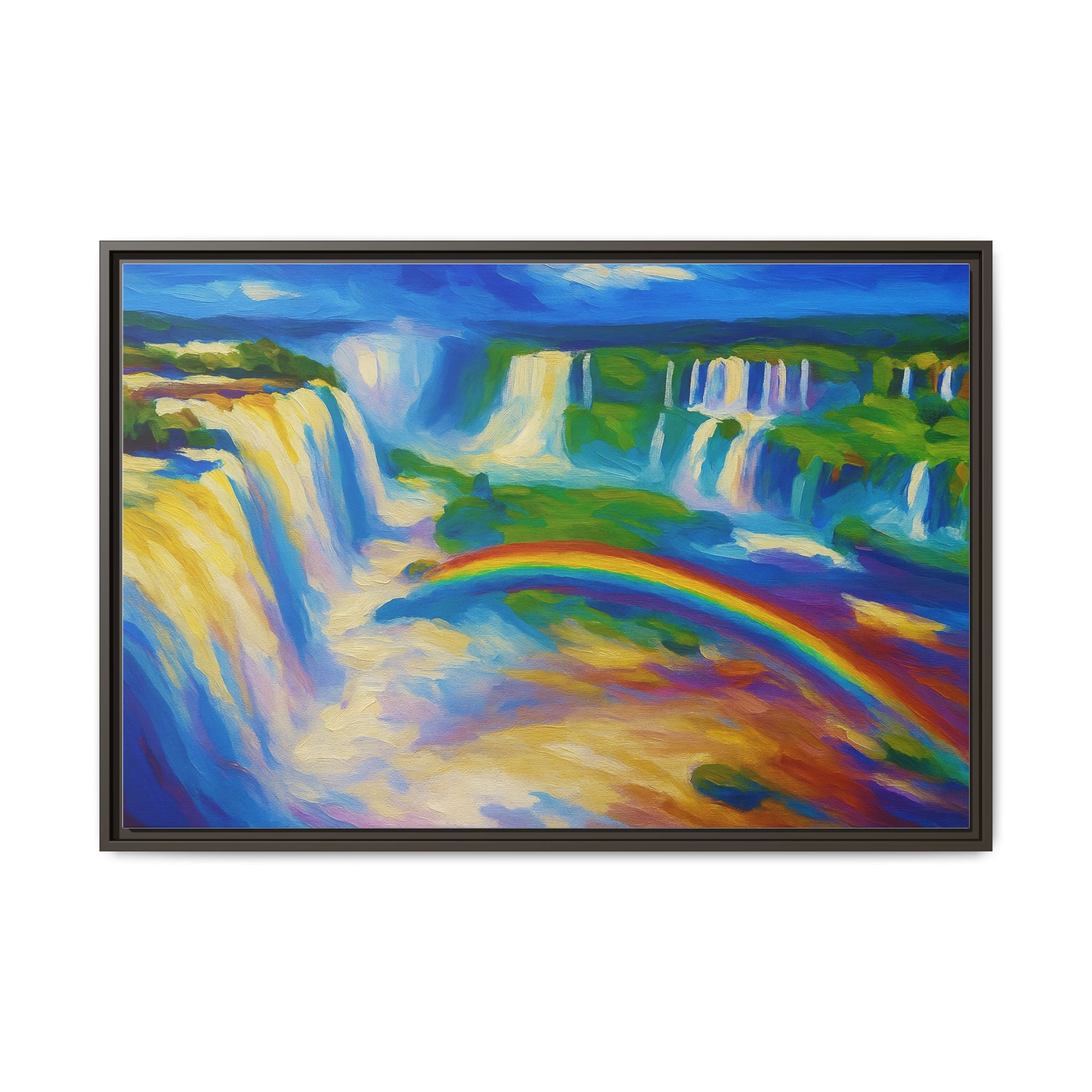 Waterfall Rainbow Splash