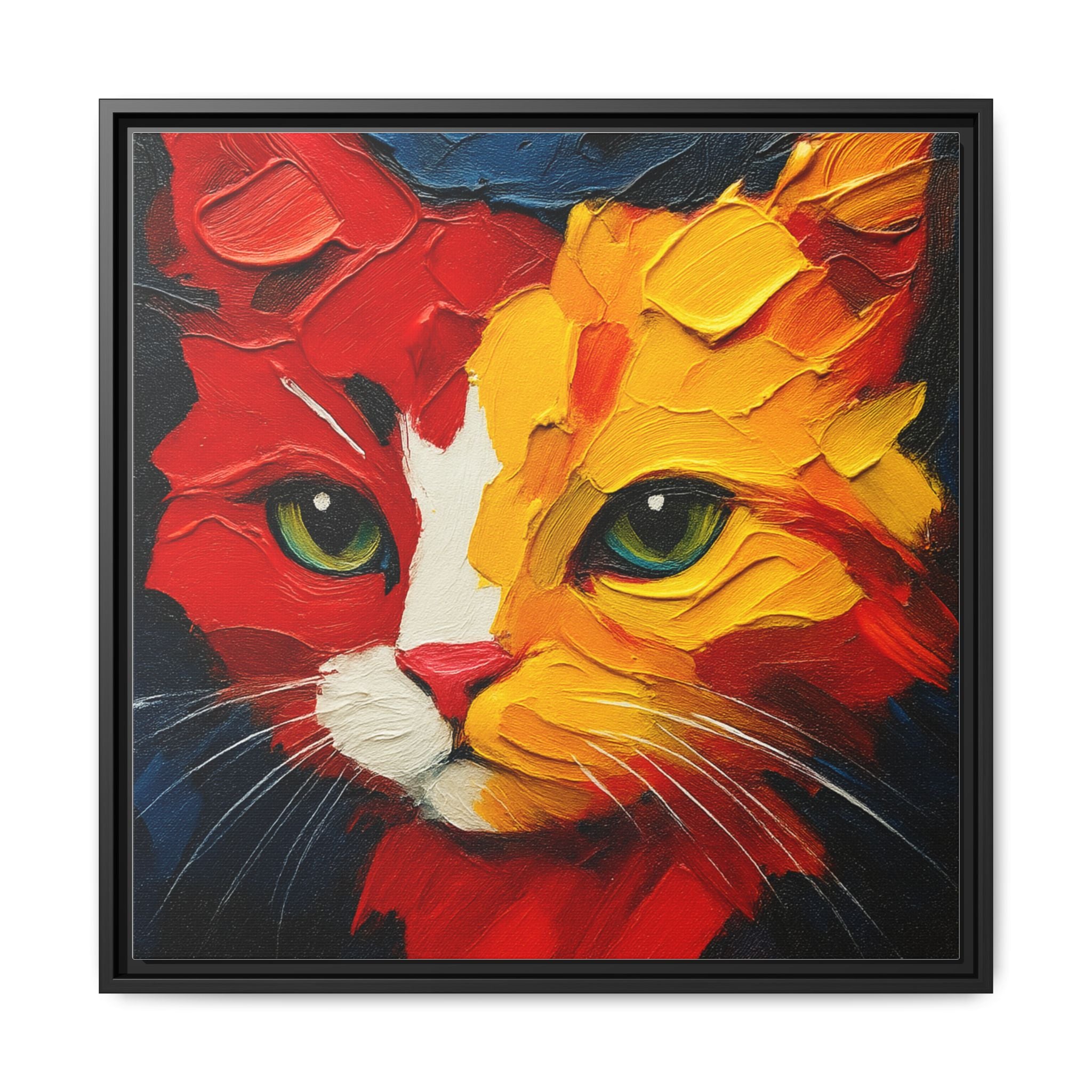 Whiskers in Red & Gold