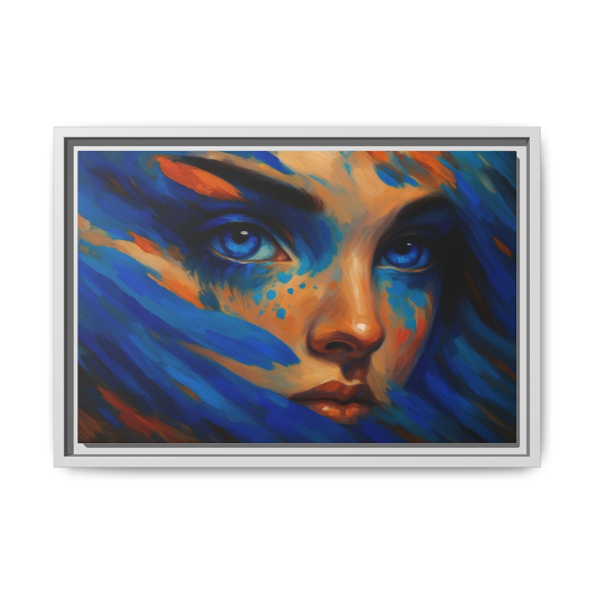 Vibrant Lady Blue Wave