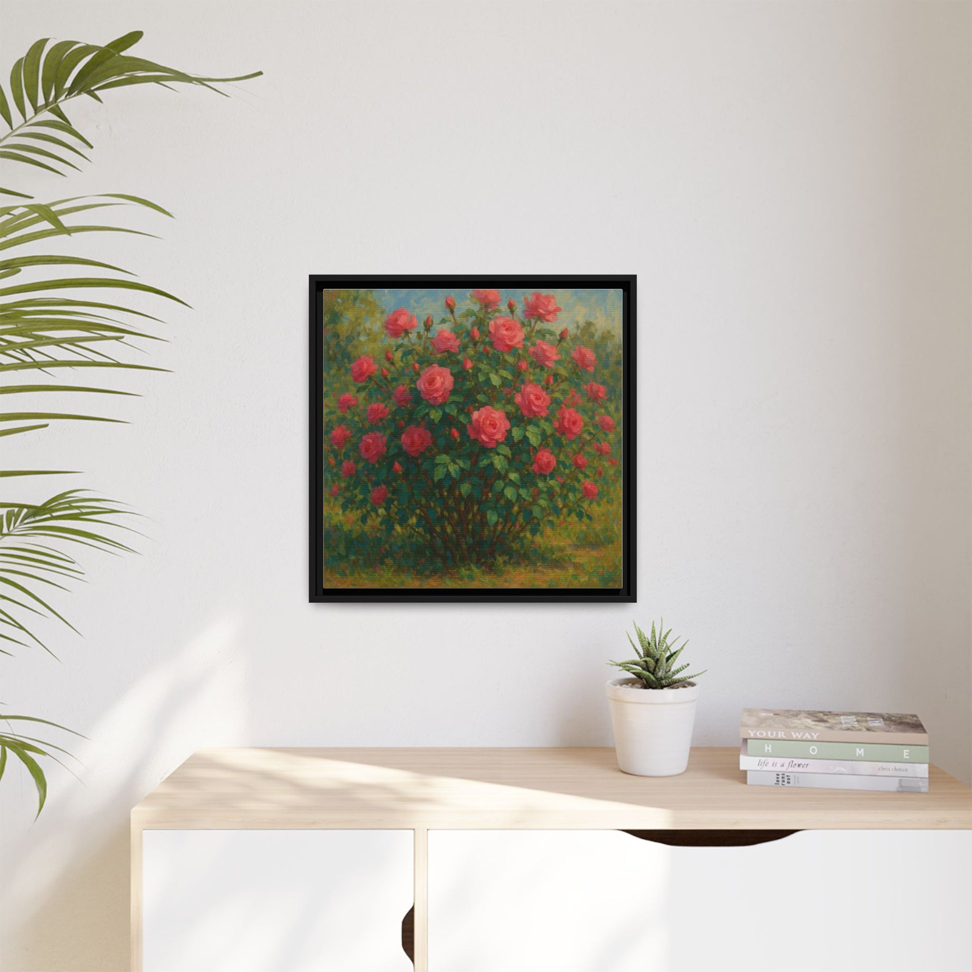 Pink Rose Bush