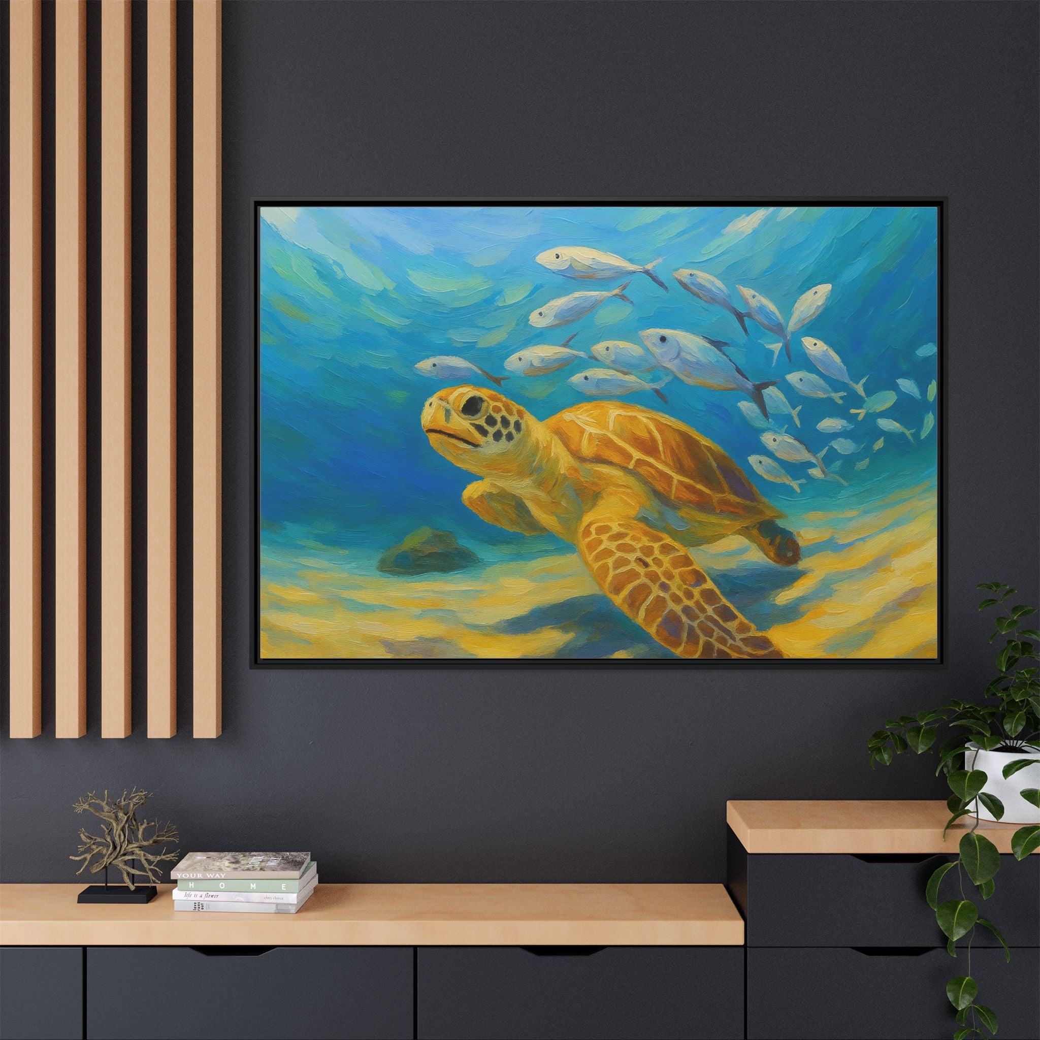 Underwater Sea Turtle life