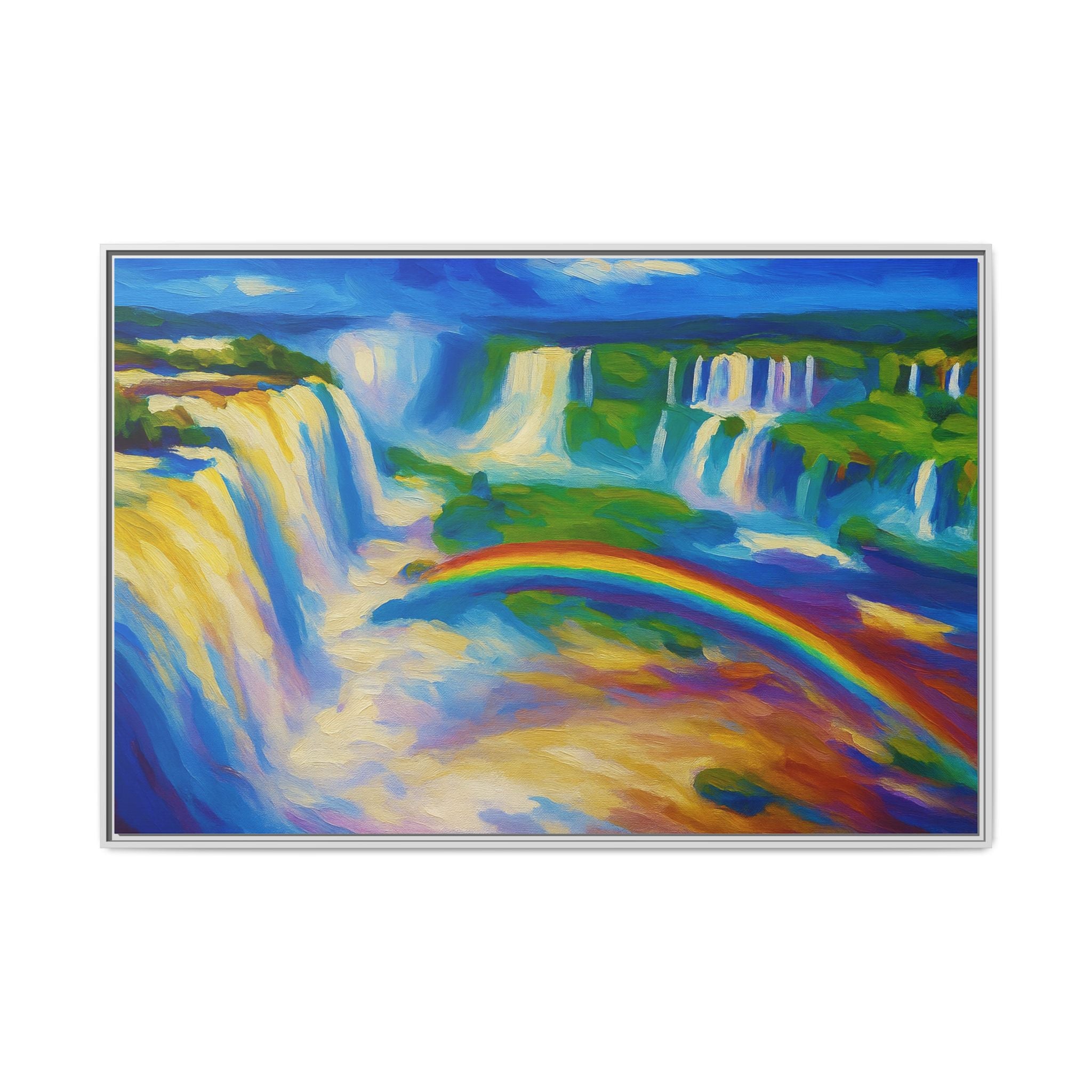 Waterfall Rainbow Splash