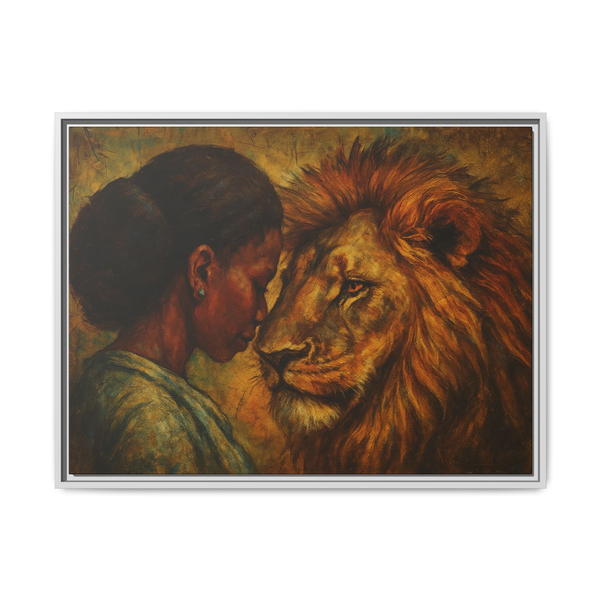 Lion and Woman