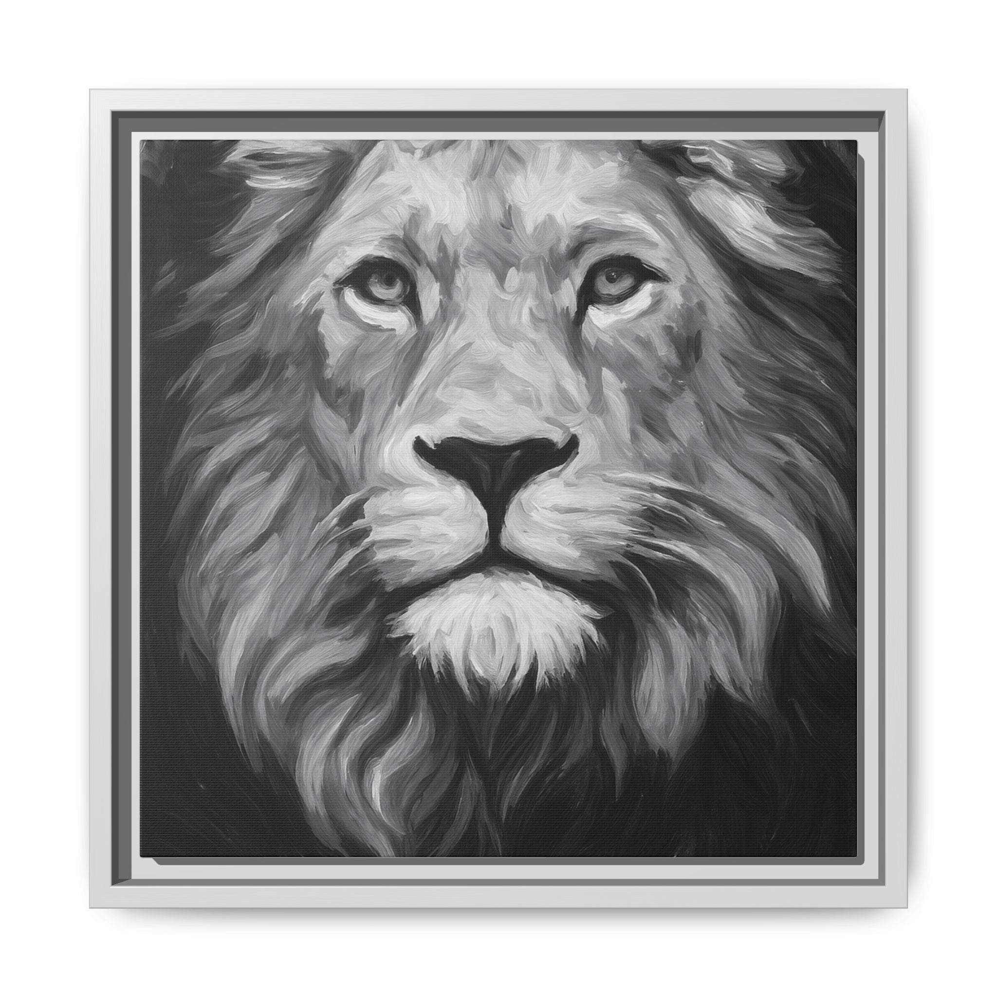 Black and White Lion 1