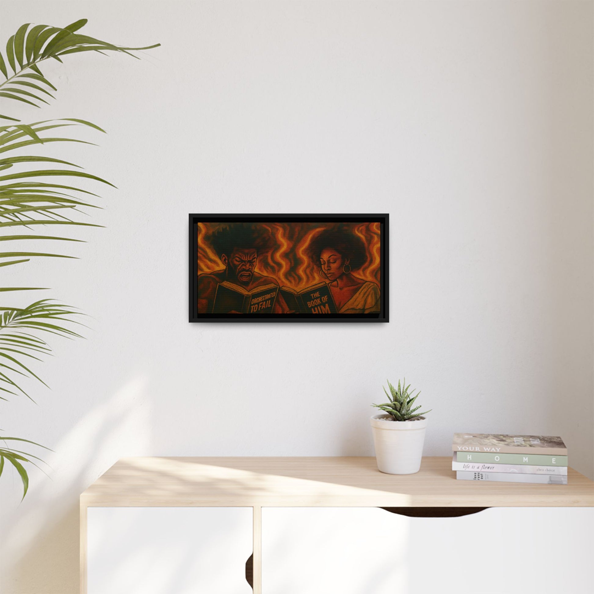 Colorful Motivational Wall Art, Inspirational Home Decor, Black Art Print, Gift for Parents, Empowerment Artwork, Framed Canvas