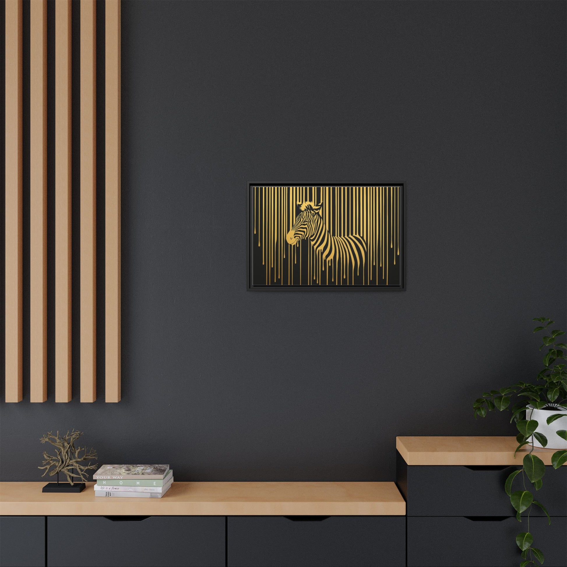 Gold Dripping Zebra