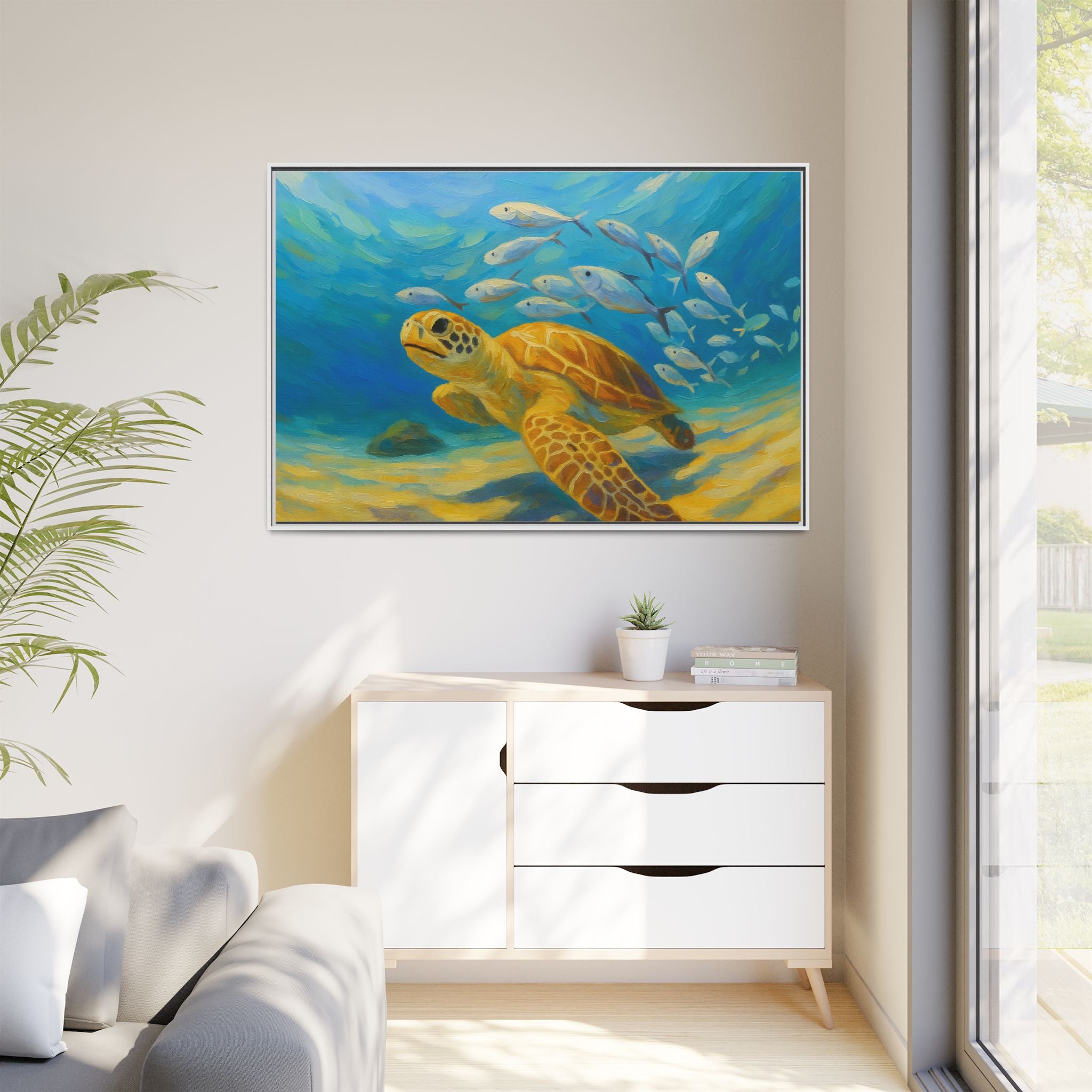 Underwater Sea Turtle life