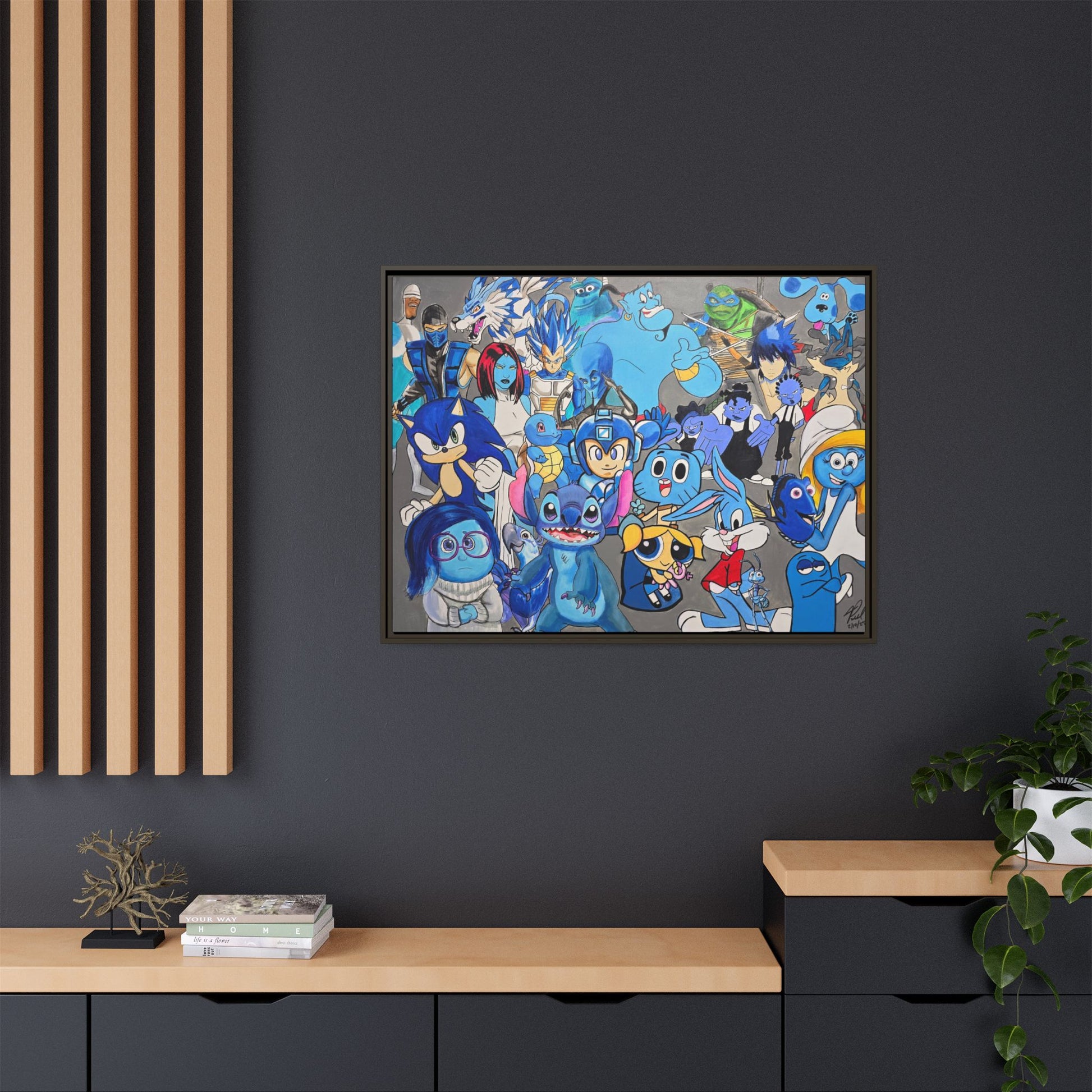 Blue Characters