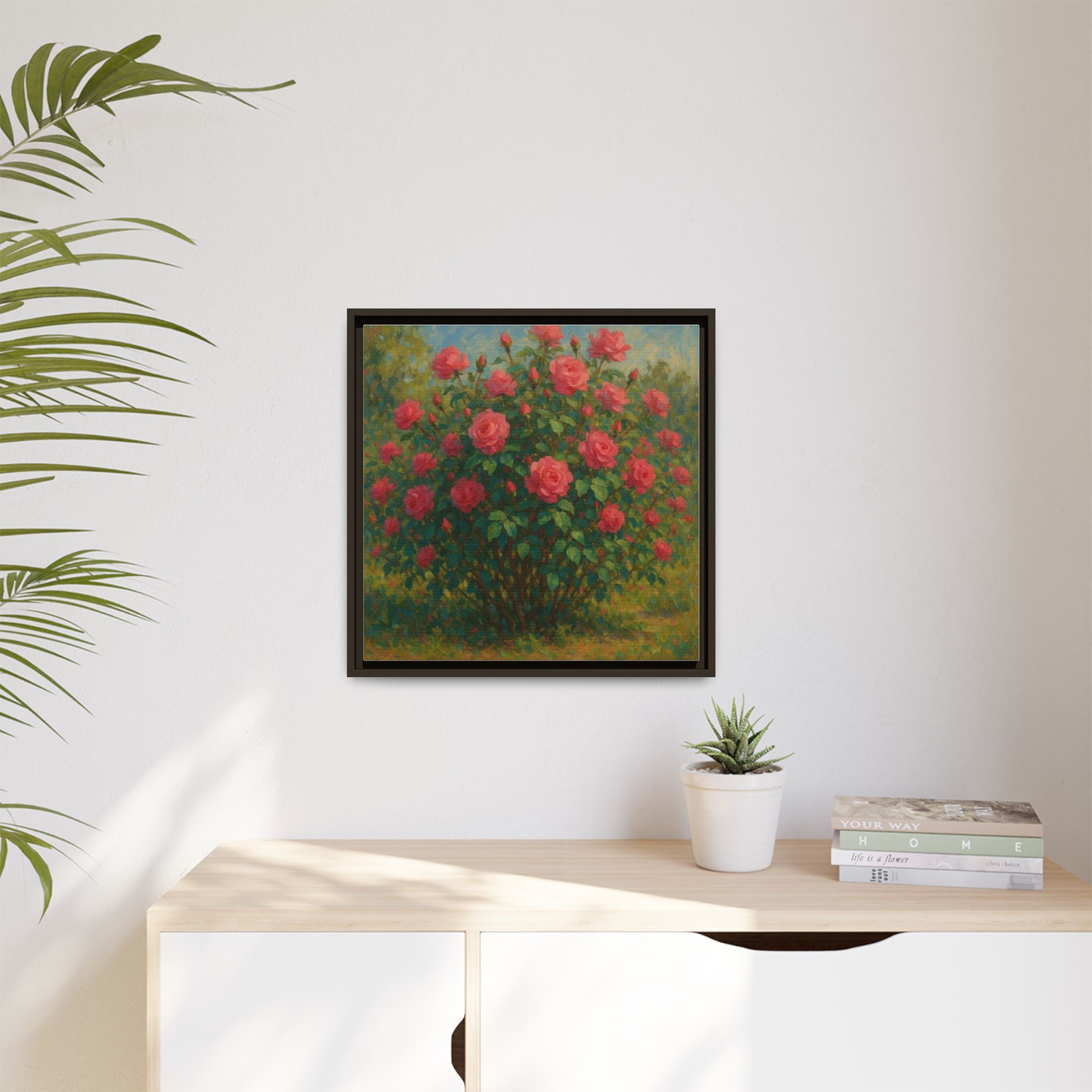 Pink Rose Bush