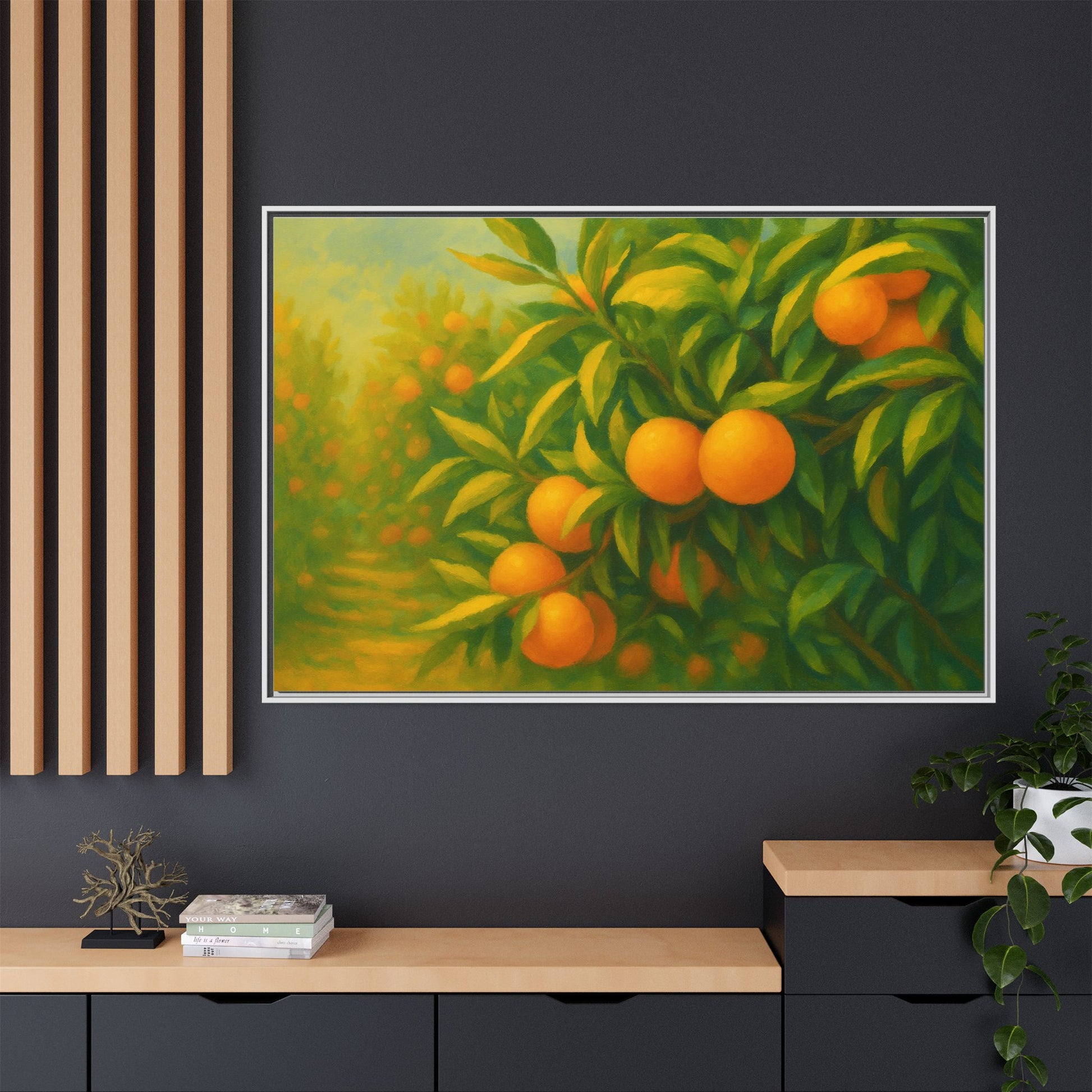 Orange Orchard Field