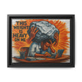 Framed Canvas Art, Stress Relief Decor, Office Wall Art, Motivational Artwork, Unique Gift for Home or Office