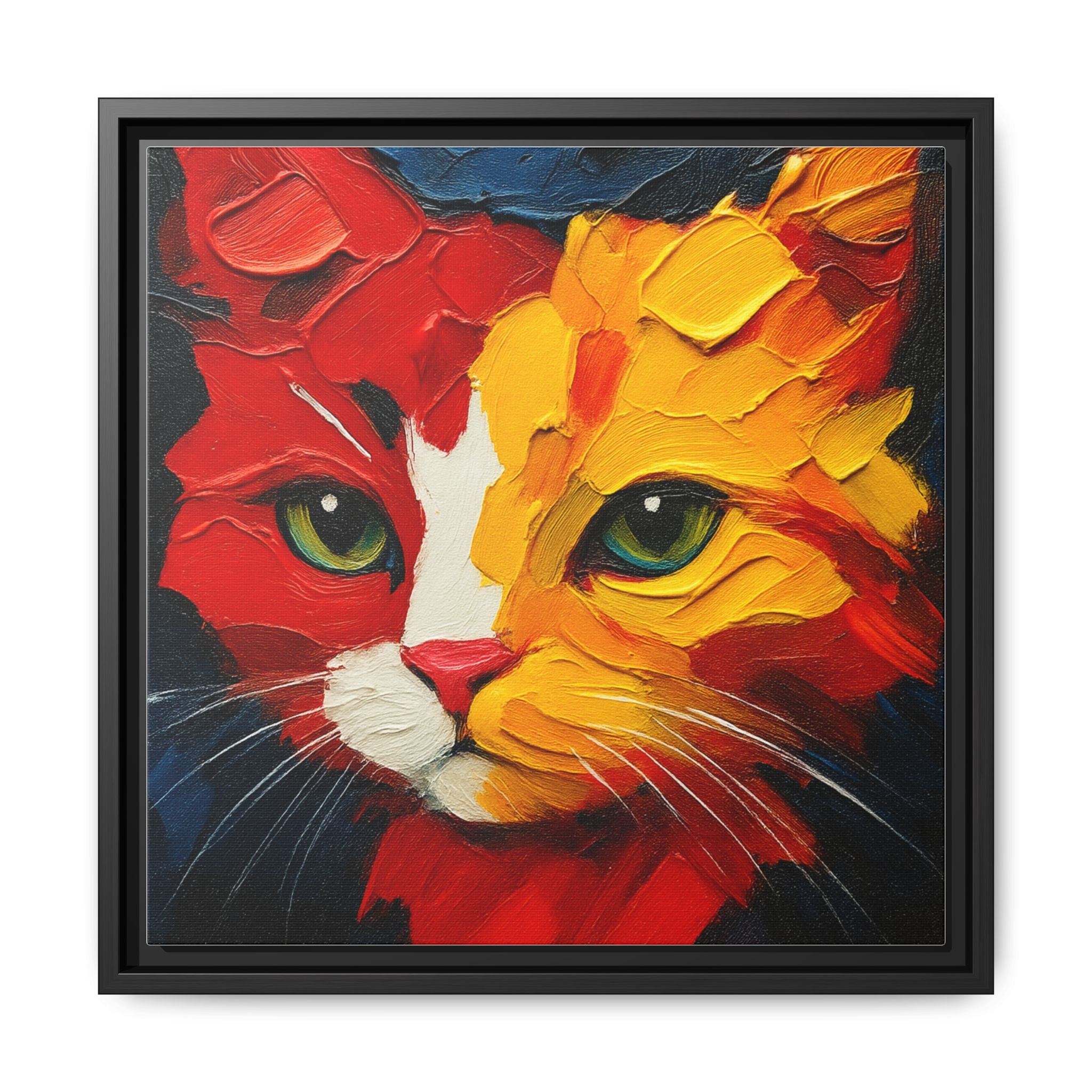 Whiskers in Red & Gold