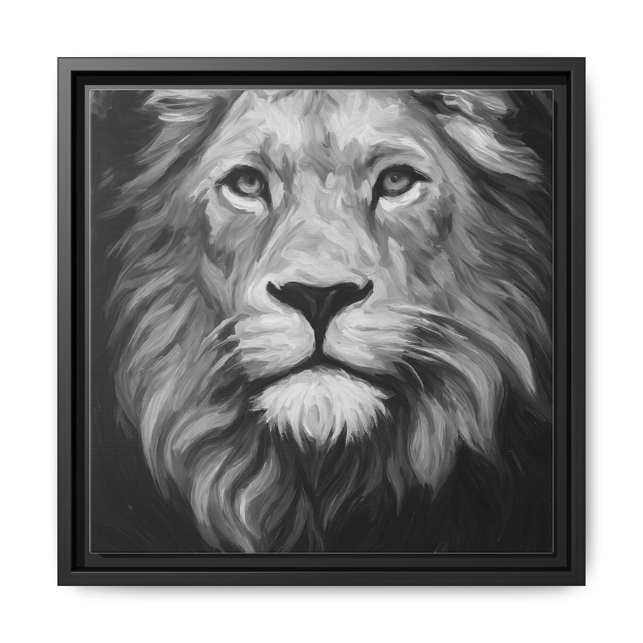 Black and White Lion 1
