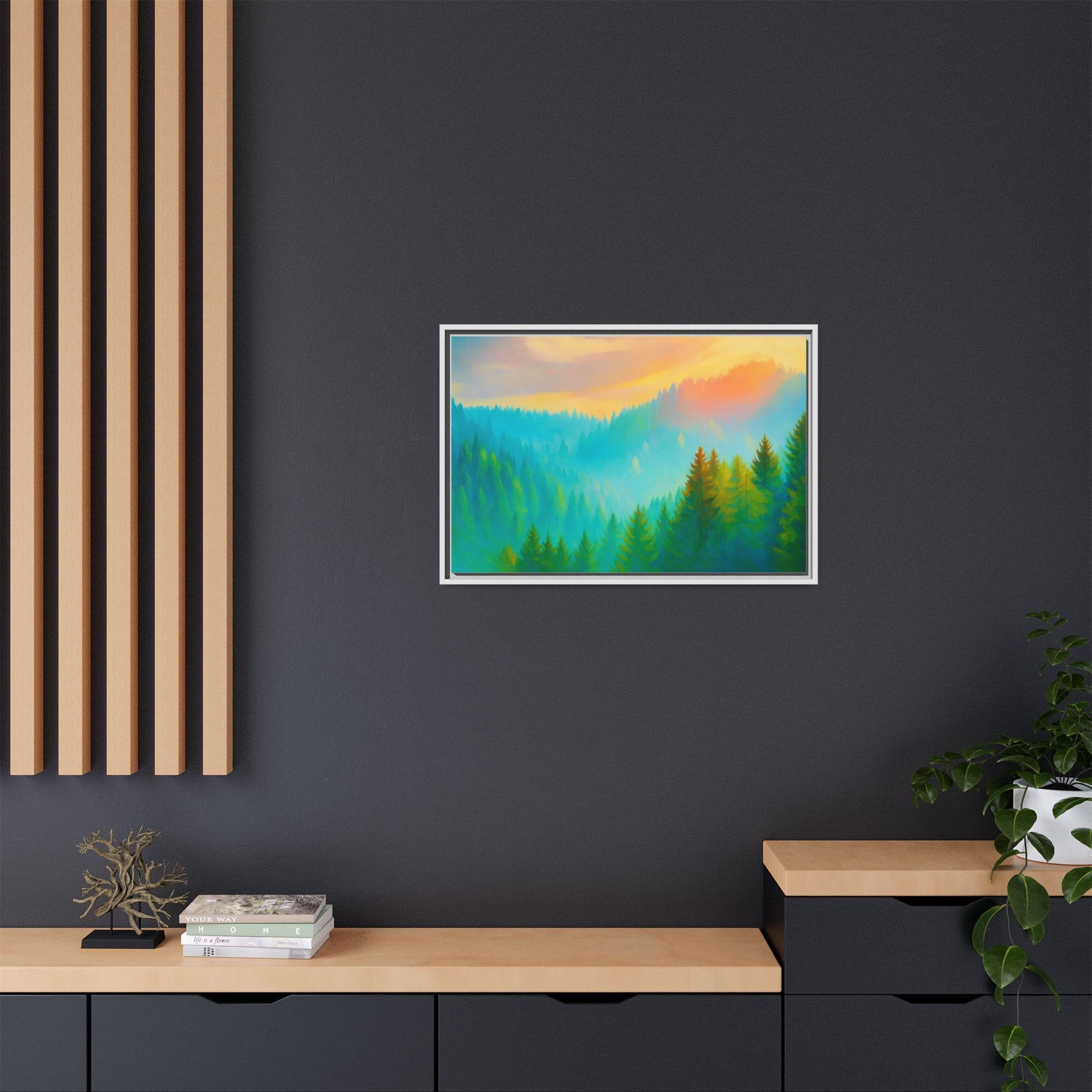 Serene Sun Forest Nature