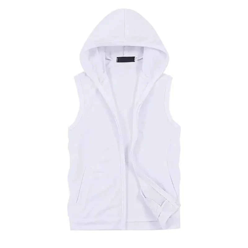 Men's Sleeveless Hoodie Tank Top Sportswear