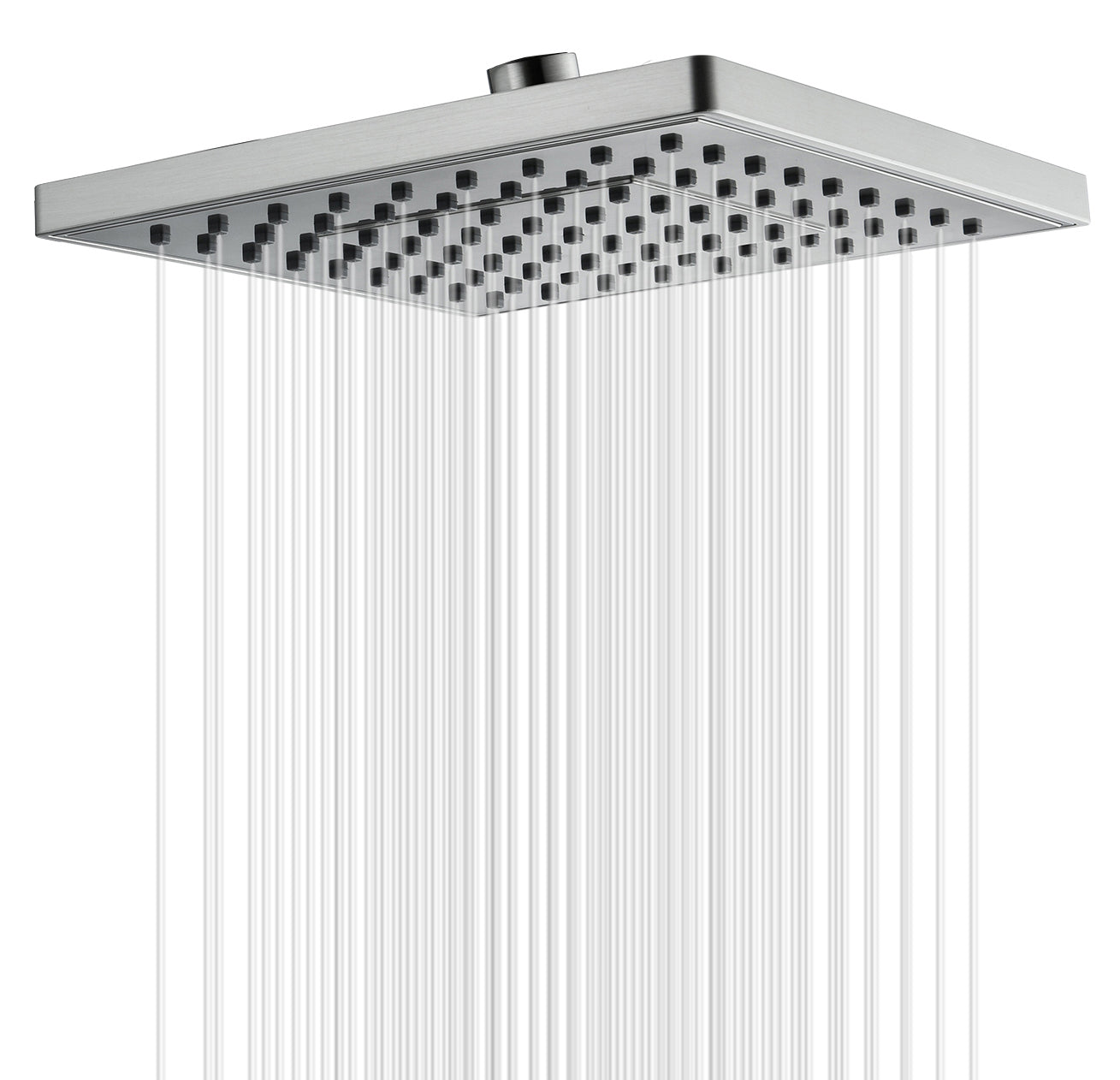 8 Inch Rainfall Shower Head with Angle Adjustable