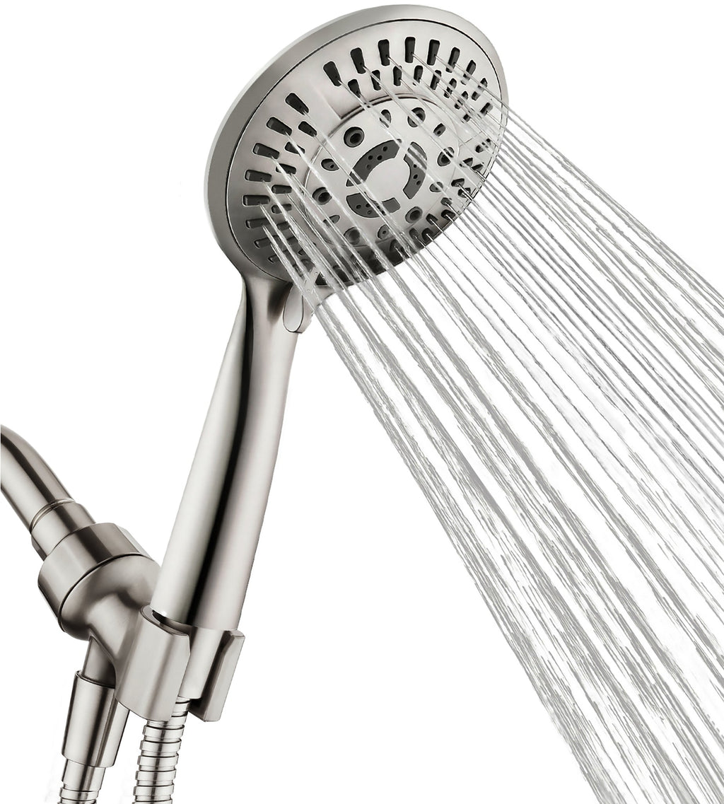 High Pressure 9-Spray Handheld Shower Head Set with Hose and Shower Arm Mount