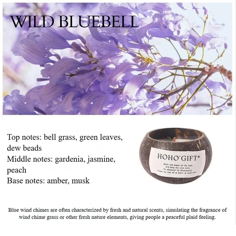 Coconut Husk Scented Candles Niche Advanced Fragrance Atmosphere Candle Bedroom Fragrance Decor Creative Souvenir Birthday Gift