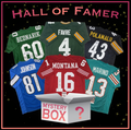 Hall of Famers Autographed/Signed Football Jersey Mystery Box with PSA JSA or Beckett COA