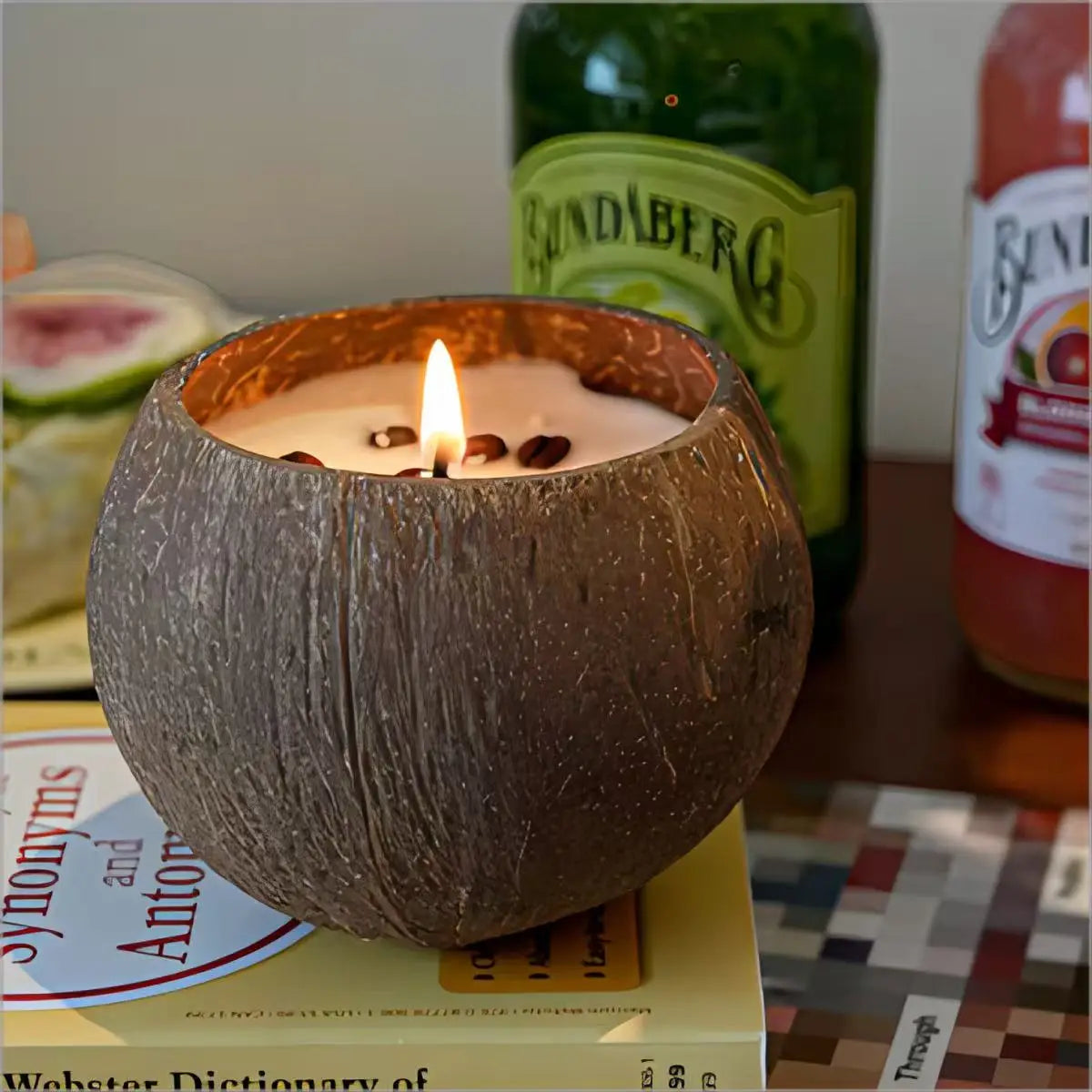 Coconut Husk Scented Candles Niche Advanced Fragrance Atmosphere Candle Bedroom Fragrance Decor Creative Souvenir Birthday Gift