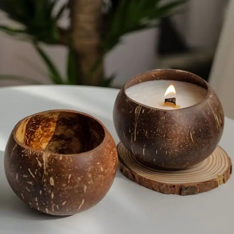 Coconut Husk Scented Candles Niche Advanced Fragrance Atmosphere Candle Bedroom Fragrance Decor Creative Souvenir Birthday Gift