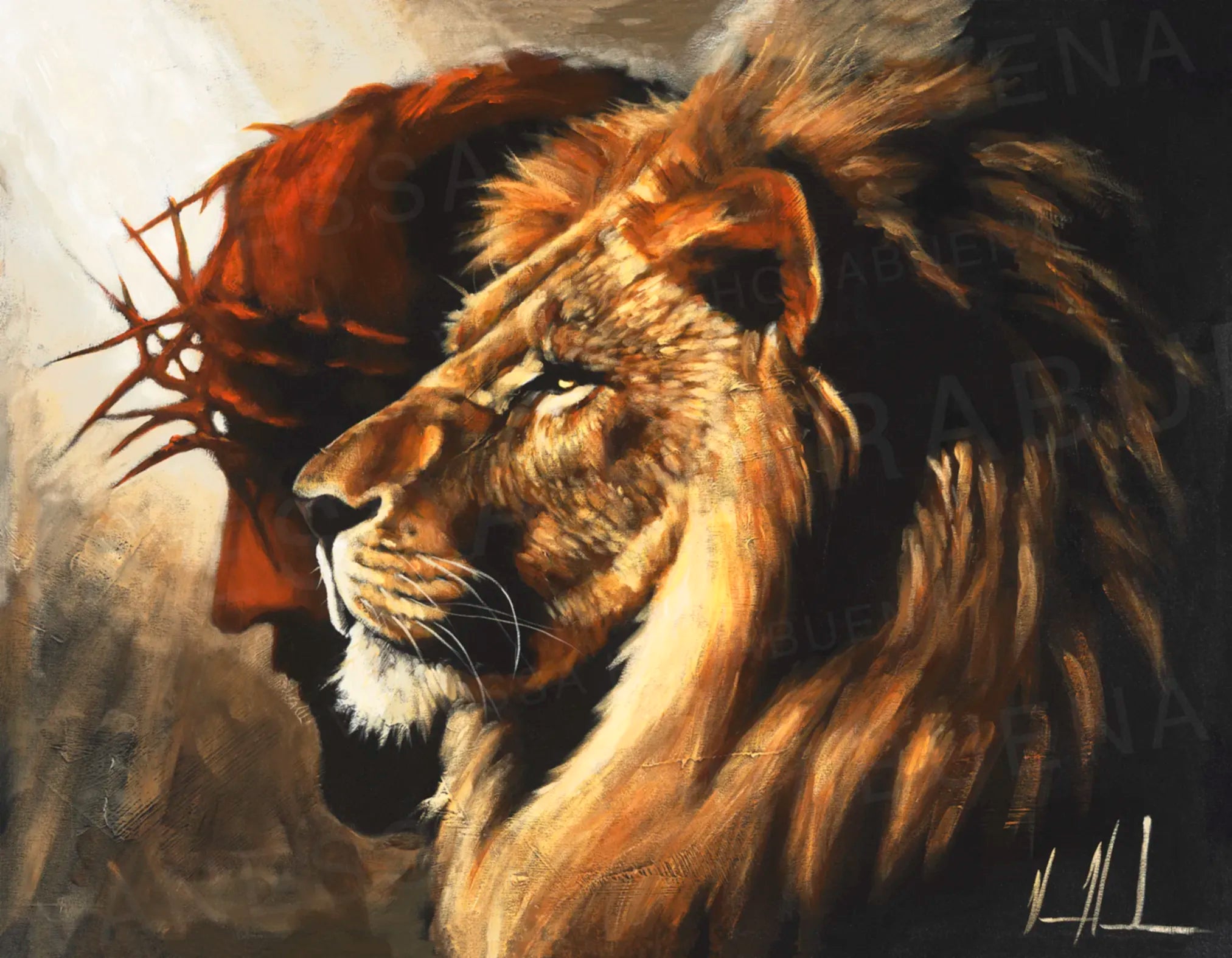 The Lion of Judah (Peace and Strength)