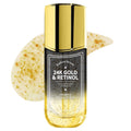 24K Gold & Retinol Firming Serum - Moisturizing, & Protecting - Reduces Dark Spots & Wrinkles - Dermatologist Tested, Korean Skin Care - 1.69 FL.OZ.